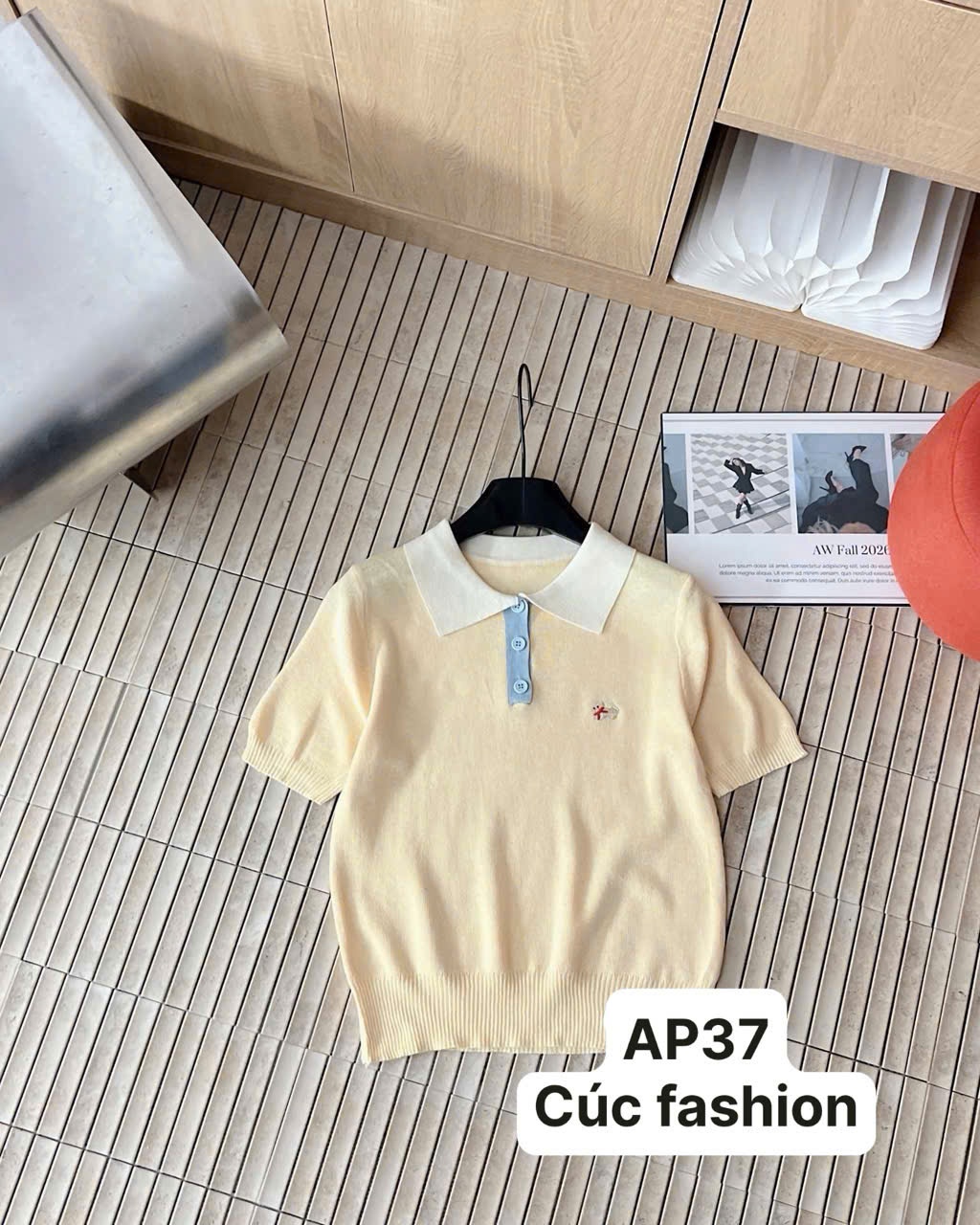 AP37 Áo polo mongtogi thêu cún
