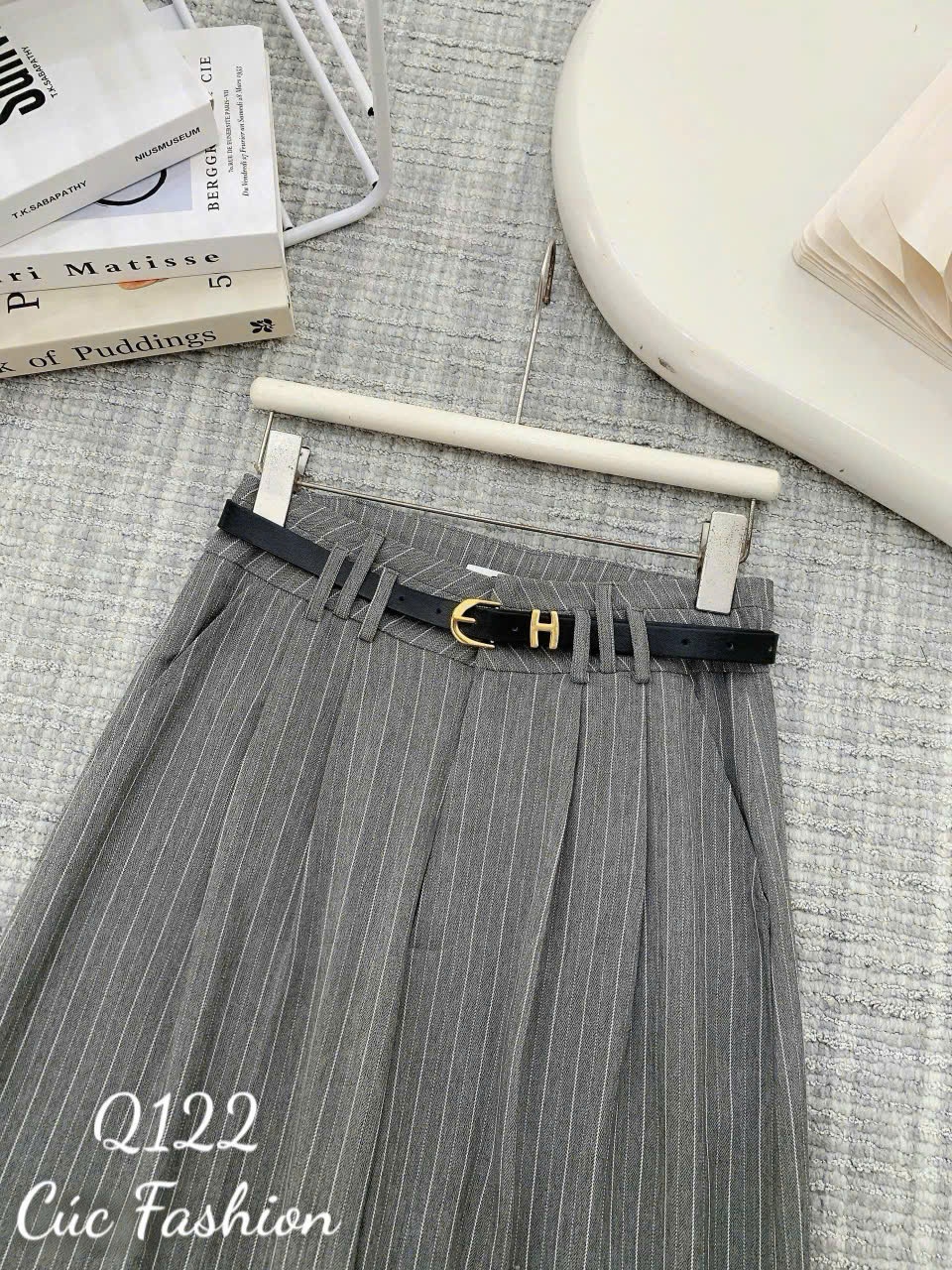 Q122 Quần xuông kẻ 6 đỉa