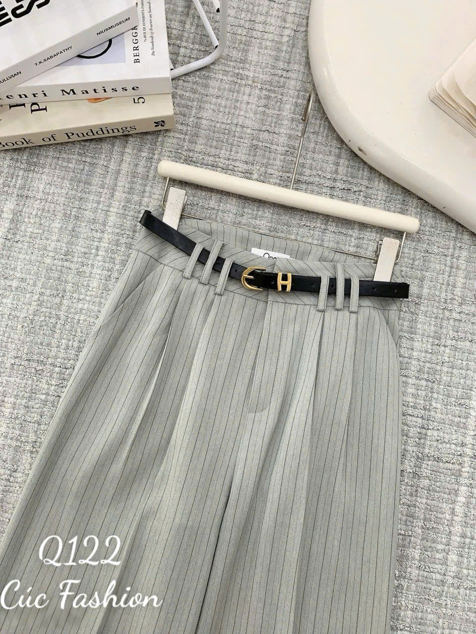 Q122 Quần xuông kẻ 6 đỉa