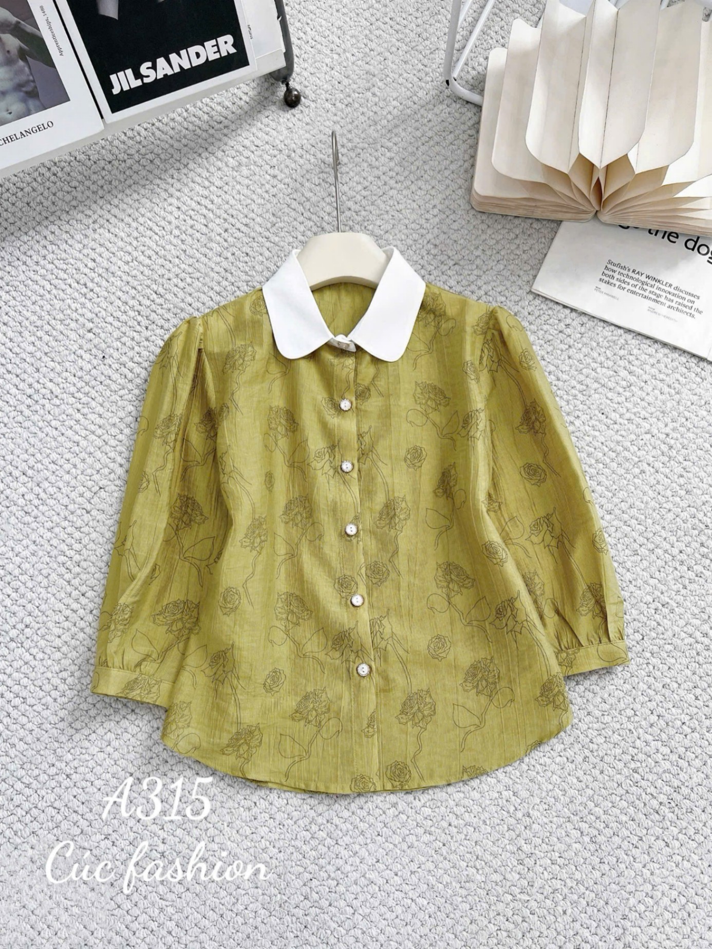 A315 Áo sơ mi rose