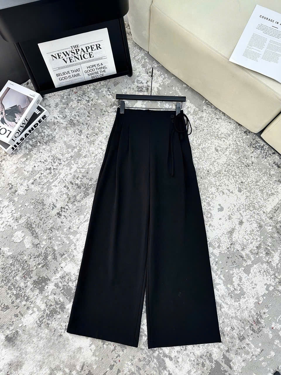 Q218 Quần xuông dây cúc lệch dài 100cm