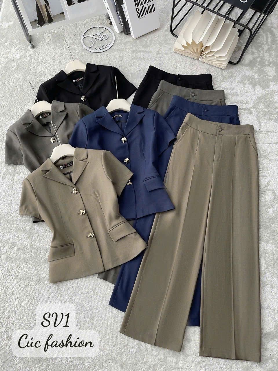 SV1 Set vest quần xuông