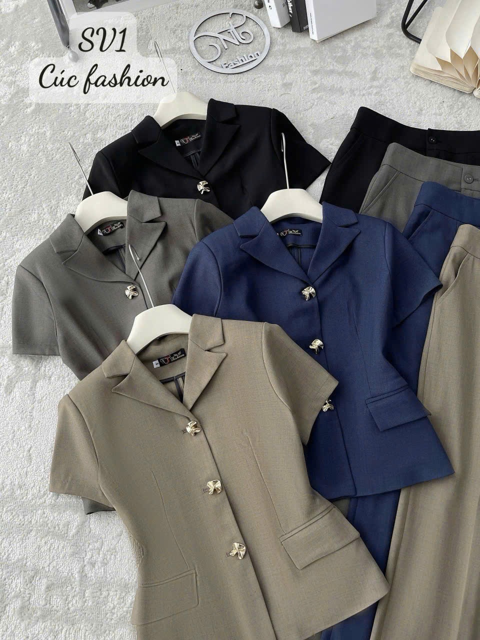 SV1 Set vest quần xuông