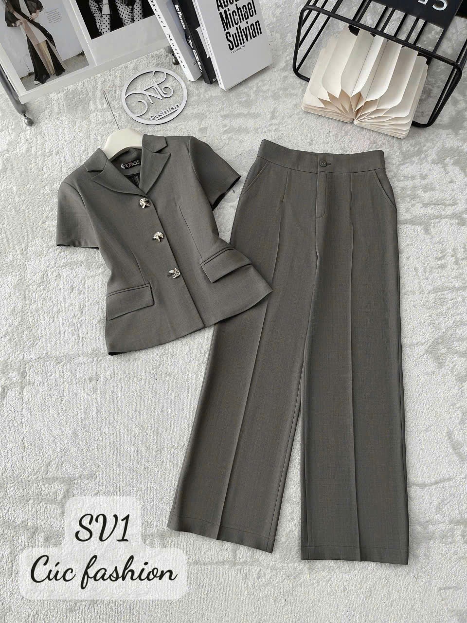 SV1 Set vest quần xuông