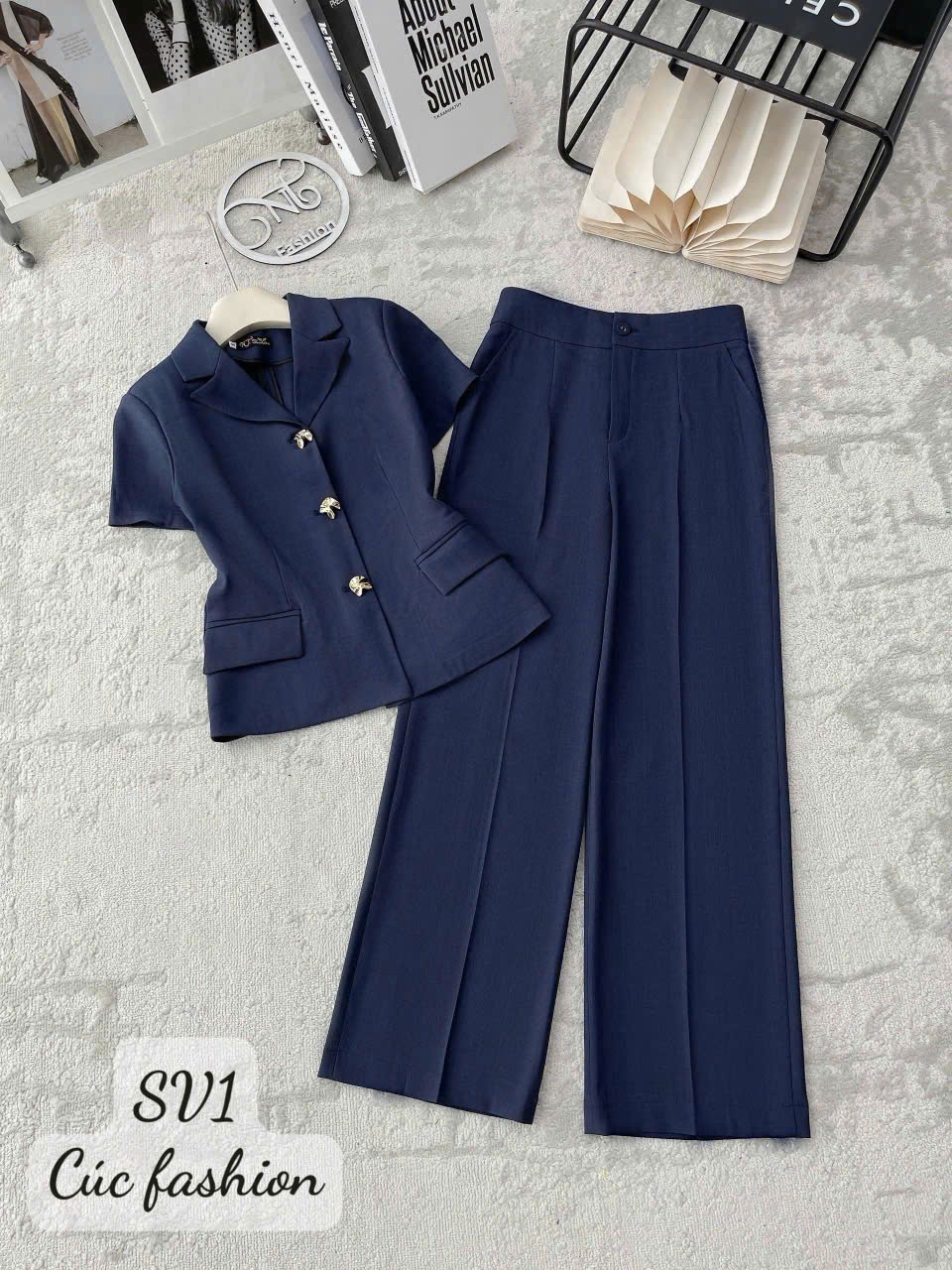 SV1 Set vest quần xuông
