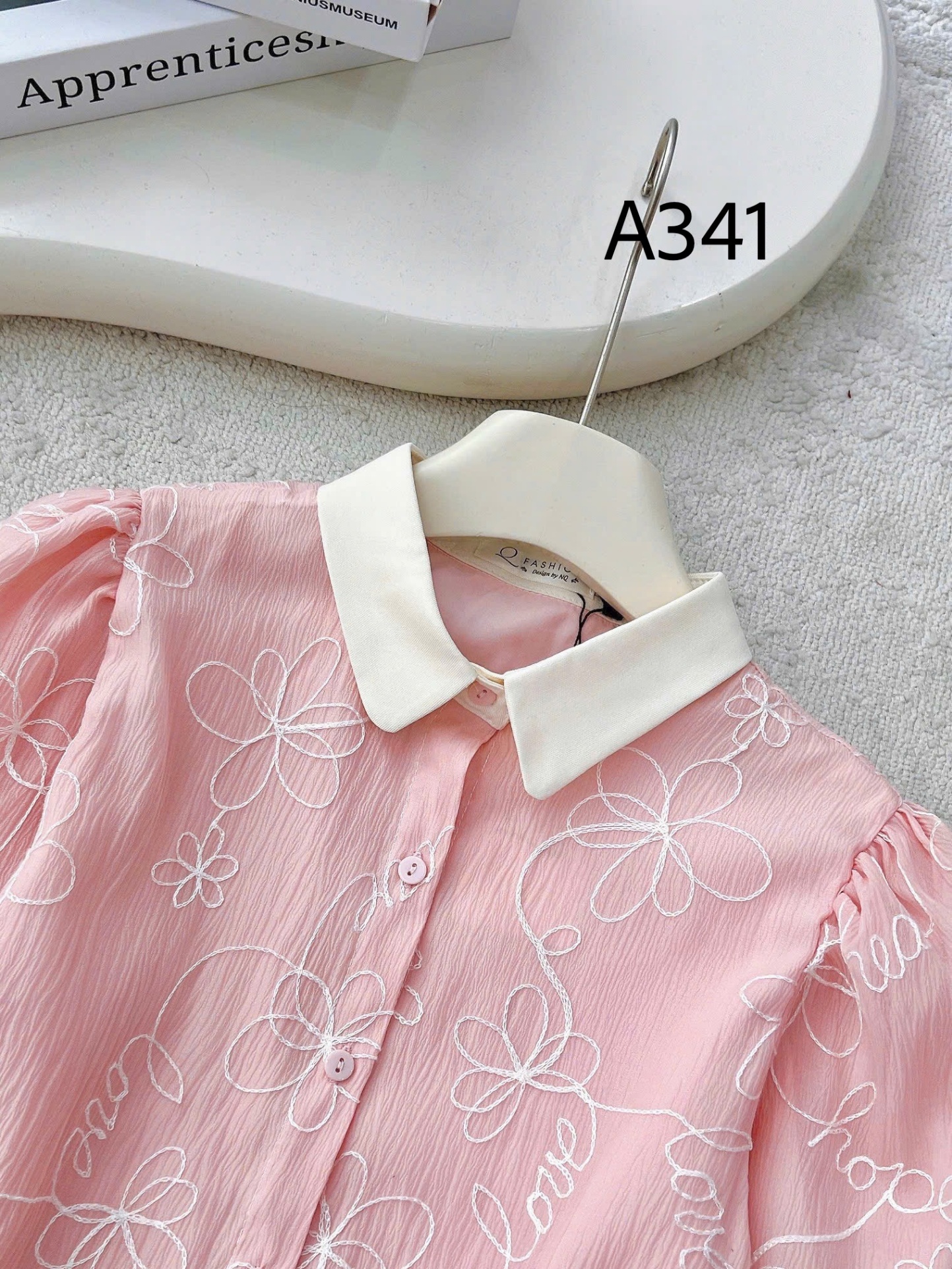 A341 Áo sơ mi hoa chỉ