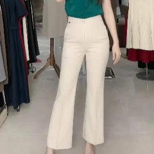 Q244 quần loe 1 cúc bọc trơn