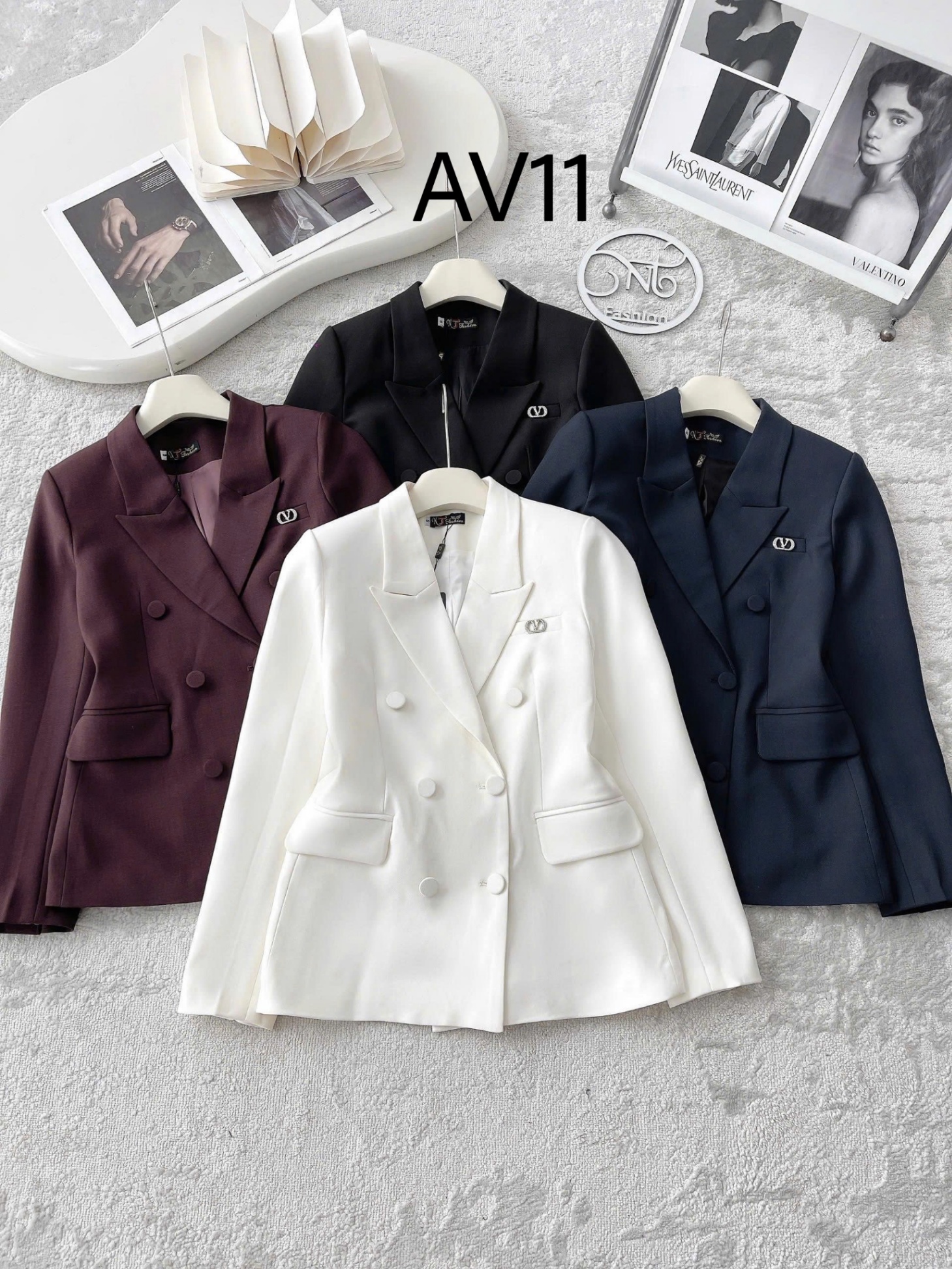 AV11 áo vest 2 lớp tag CV