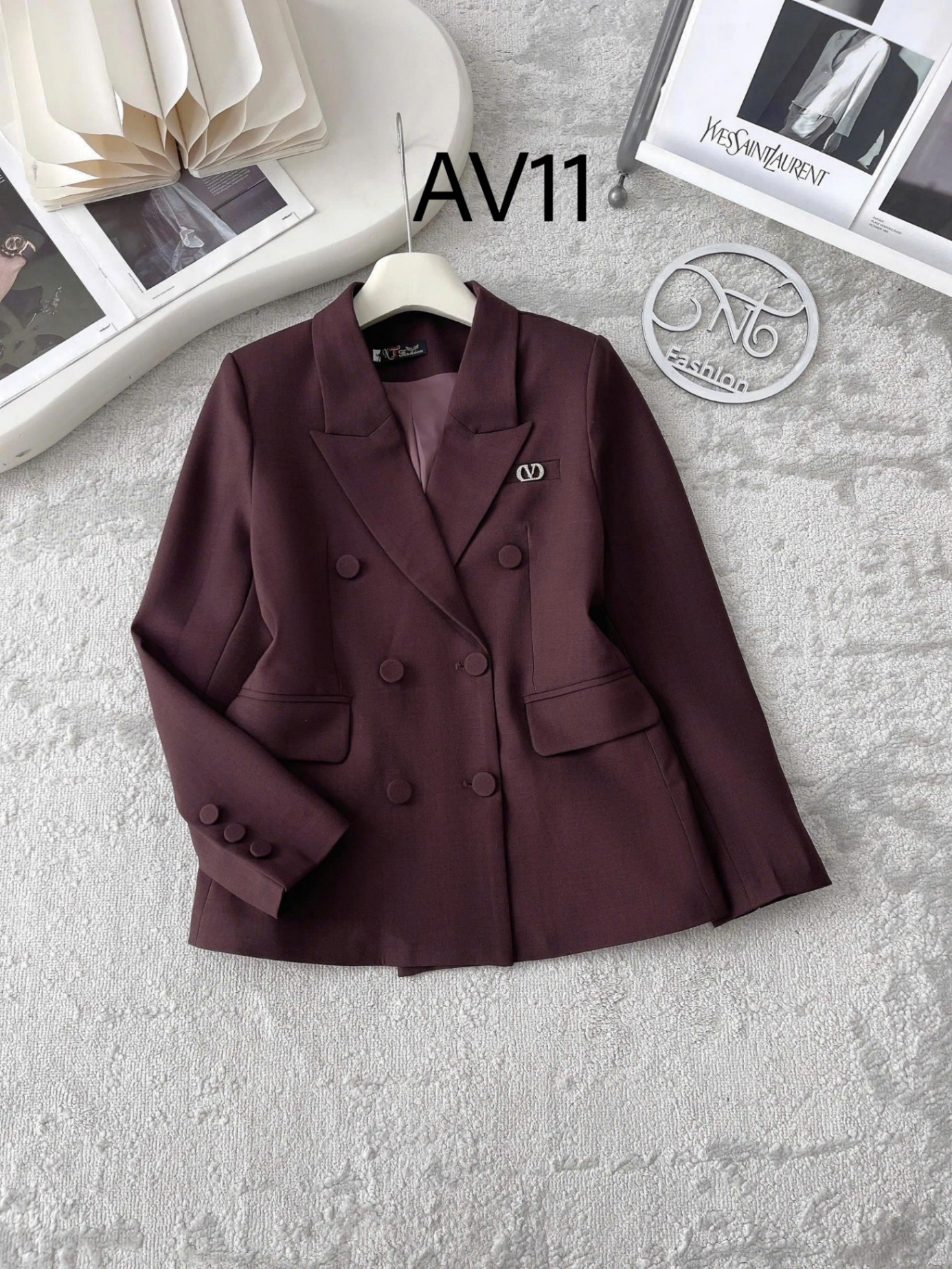 AV11 áo vest 2 lớp tag CV