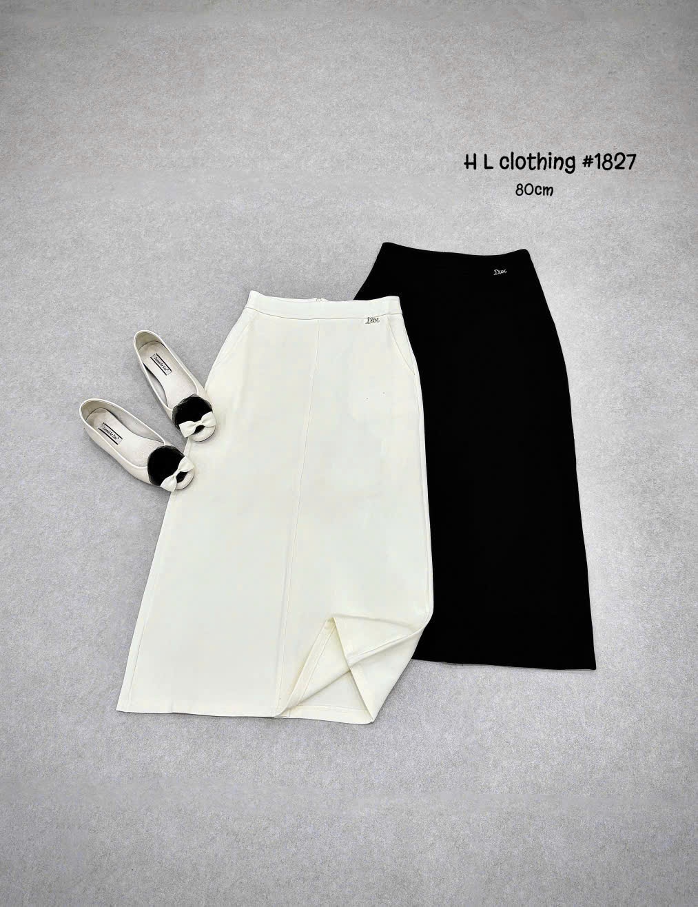 CV1827 Chân váy xuông tag dior