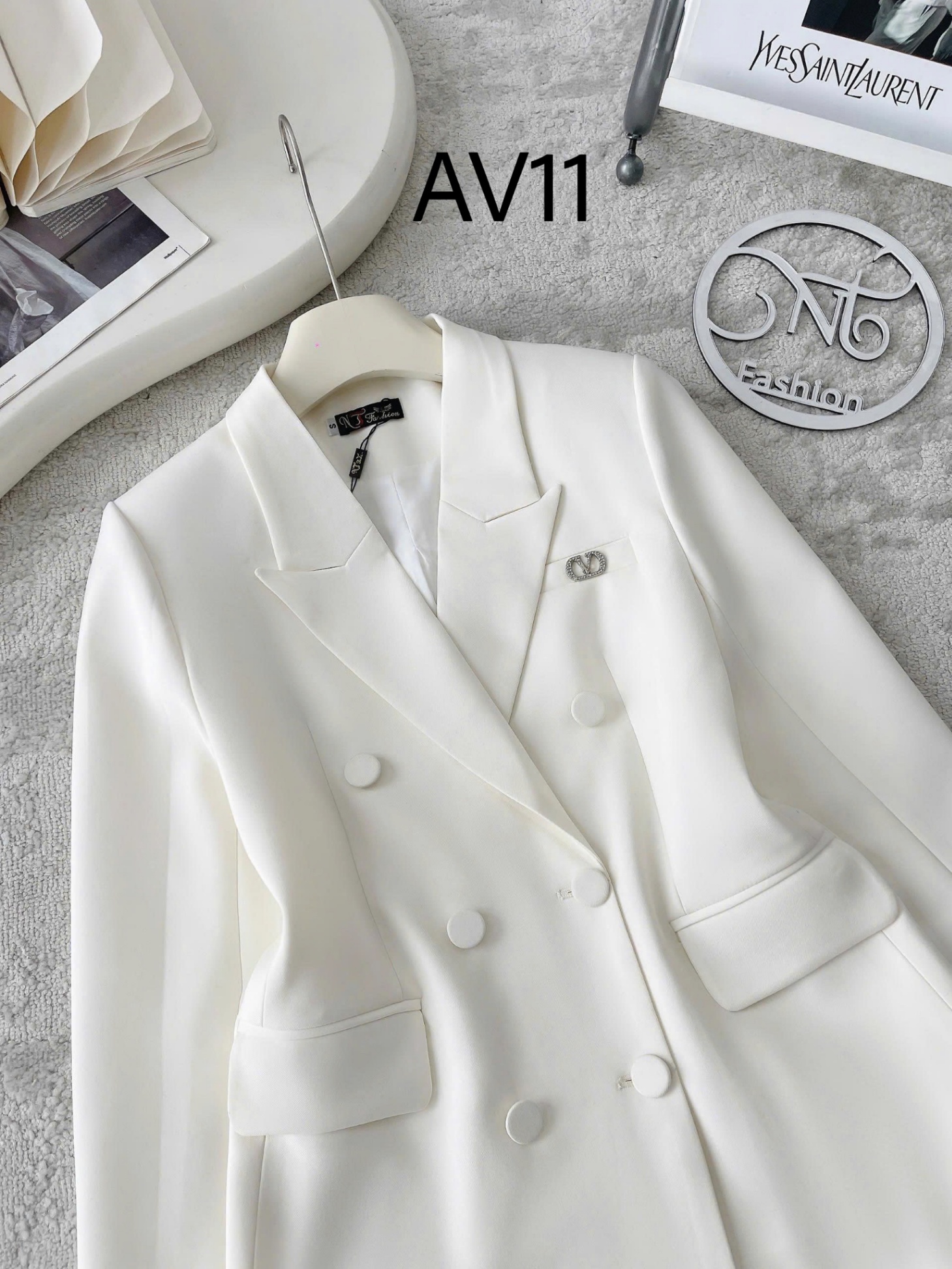 AV11 áo vest 2 lớp tag CV