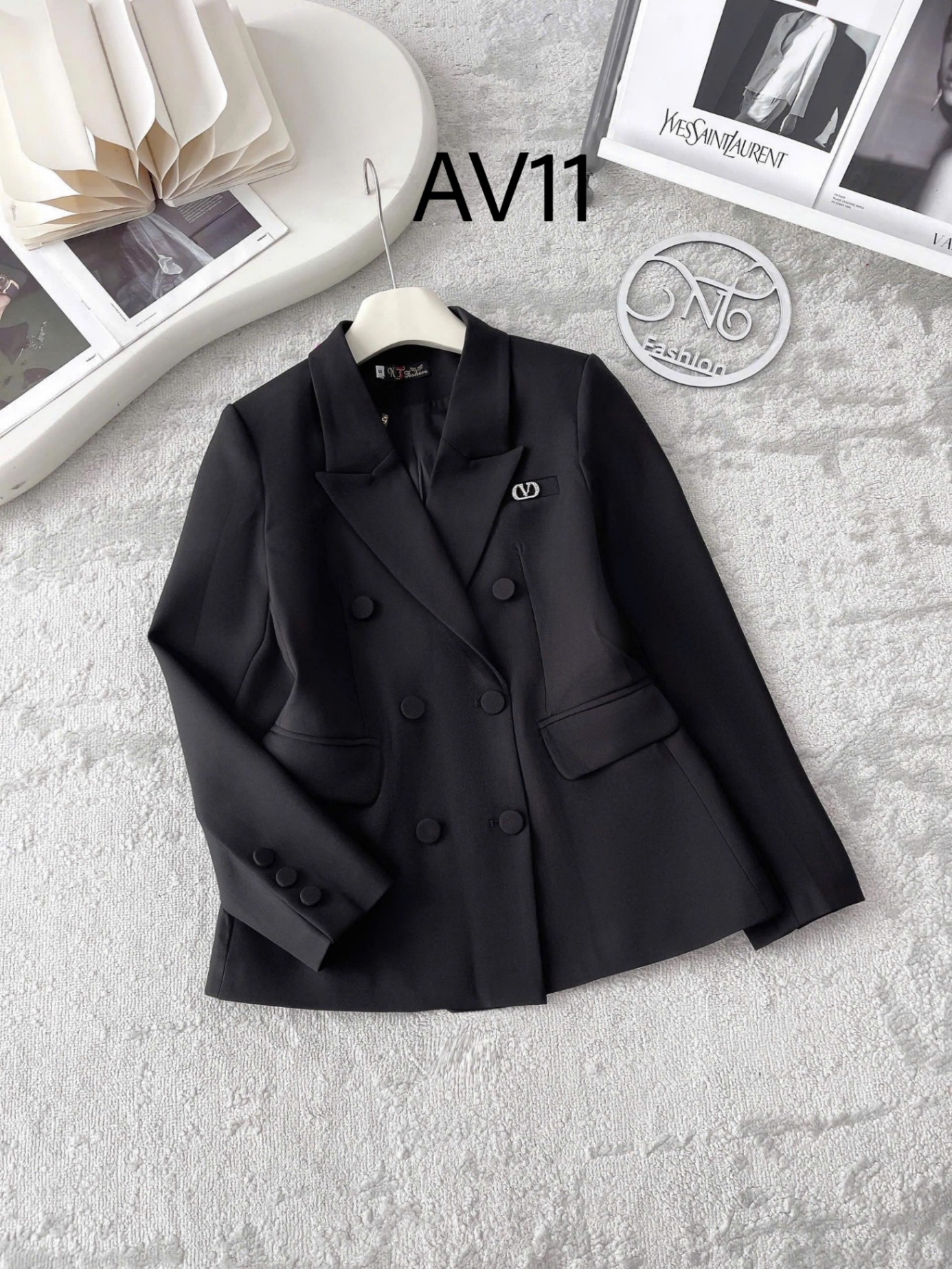 AV11 áo vest 2 lớp tag CV