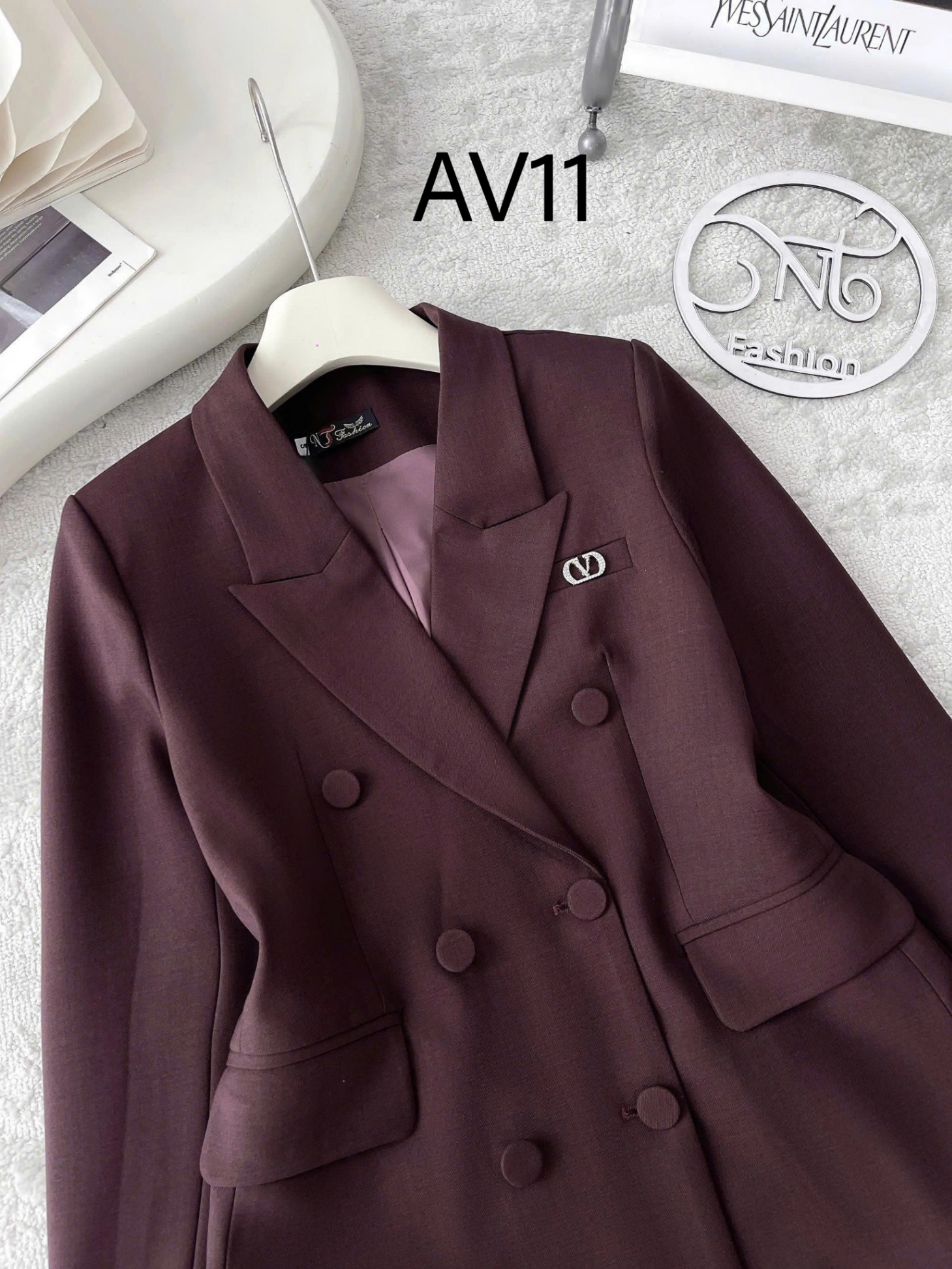 AV11 áo vest 2 lớp tag CV
