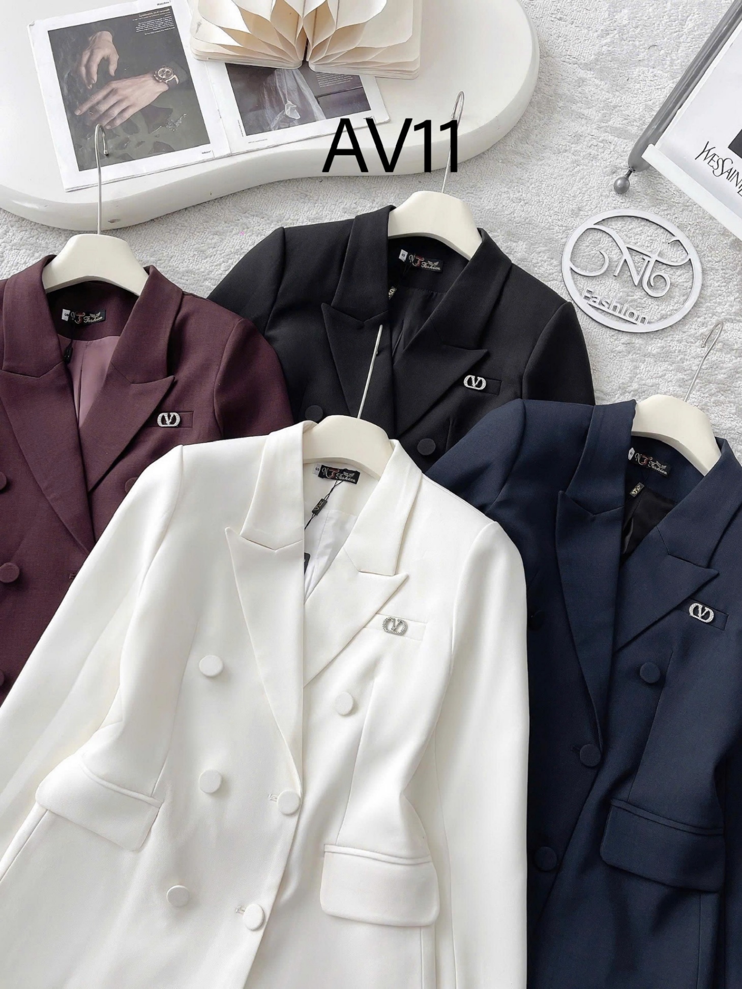 AV11 áo vest 2 lớp tag CV