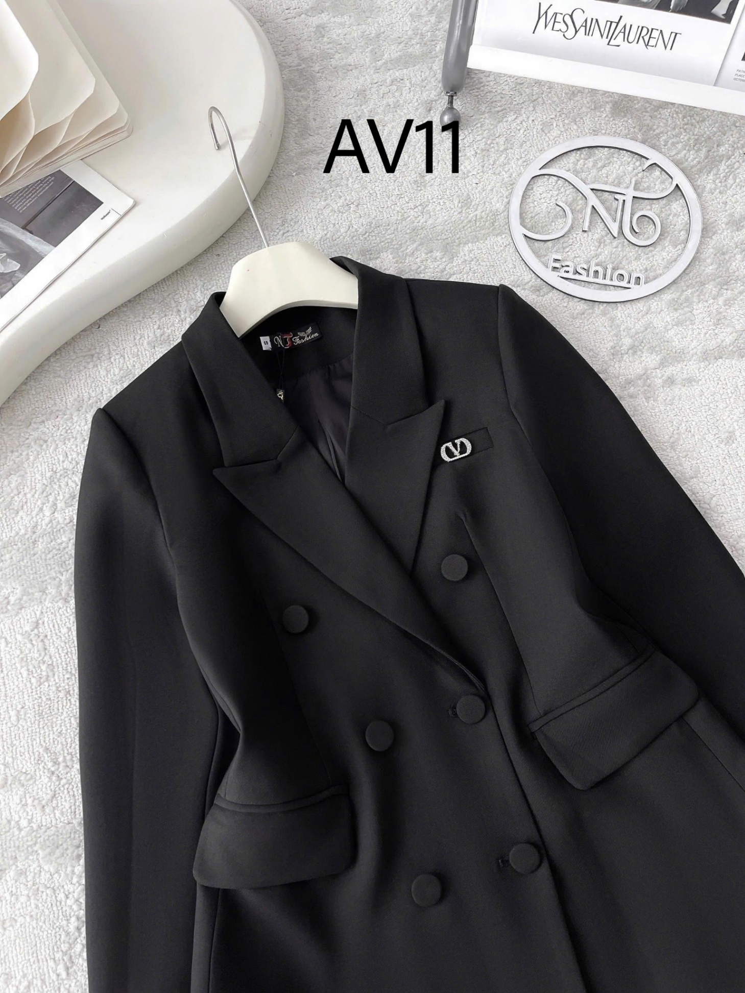 AV11 áo vest 2 lớp tag CV