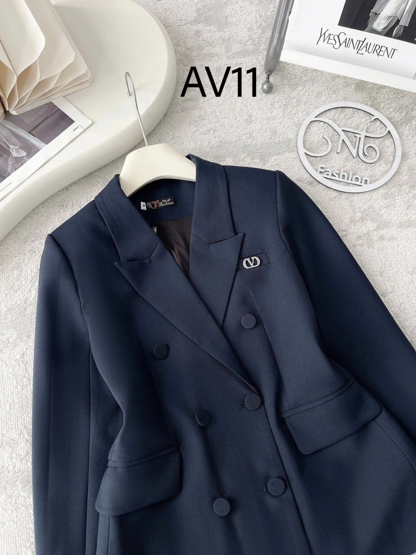 AV11 áo vest 2 lớp tag CV