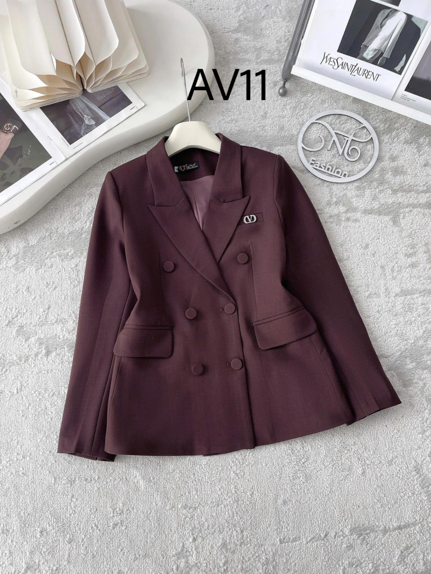 AV11 áo vest 2 lớp tag CV