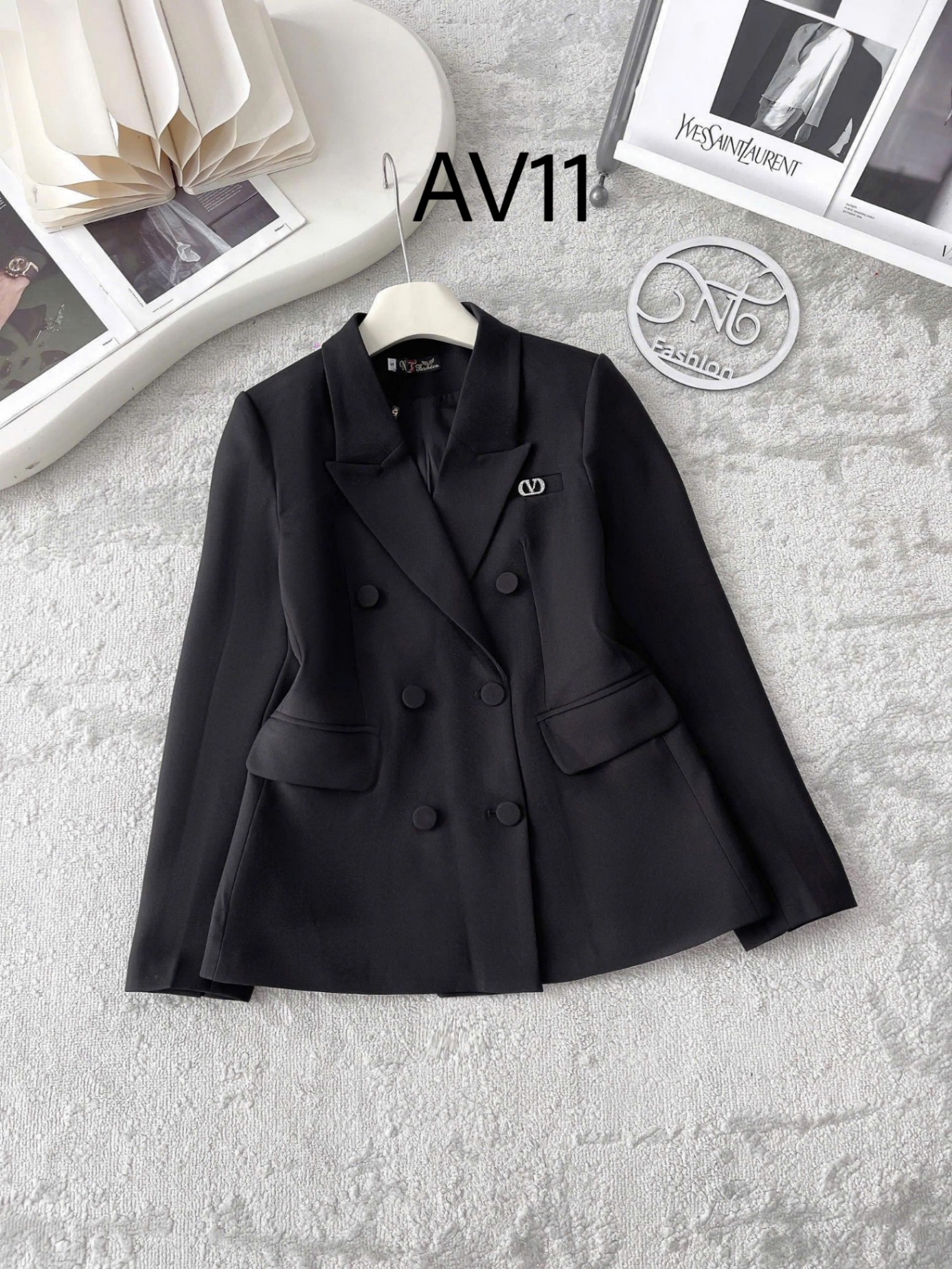 AV11 áo vest 2 lớp tag CV