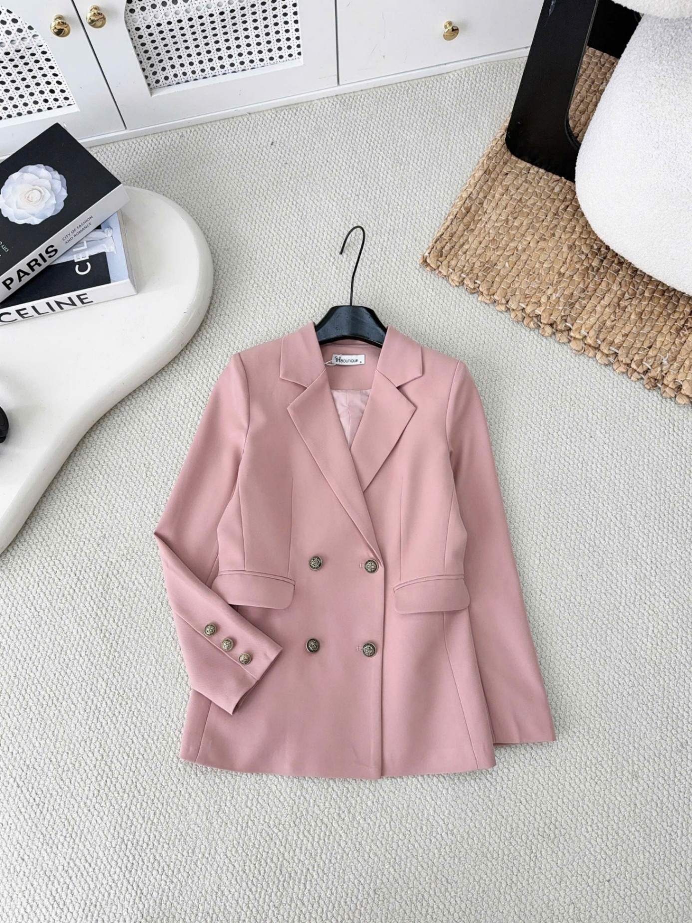AV309 áo Blazer 4 cúc đồng