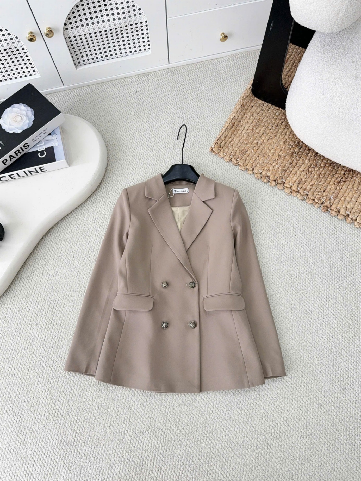 AV309 áo Blazer 4 cúc đồng