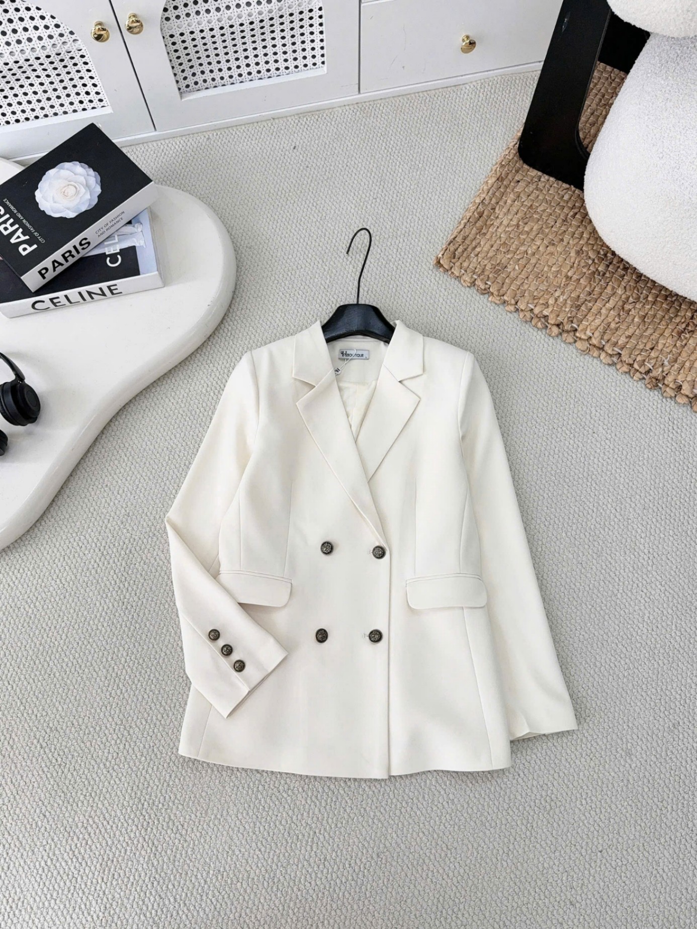 AV309 áo Blazer 4 cúc đồng
