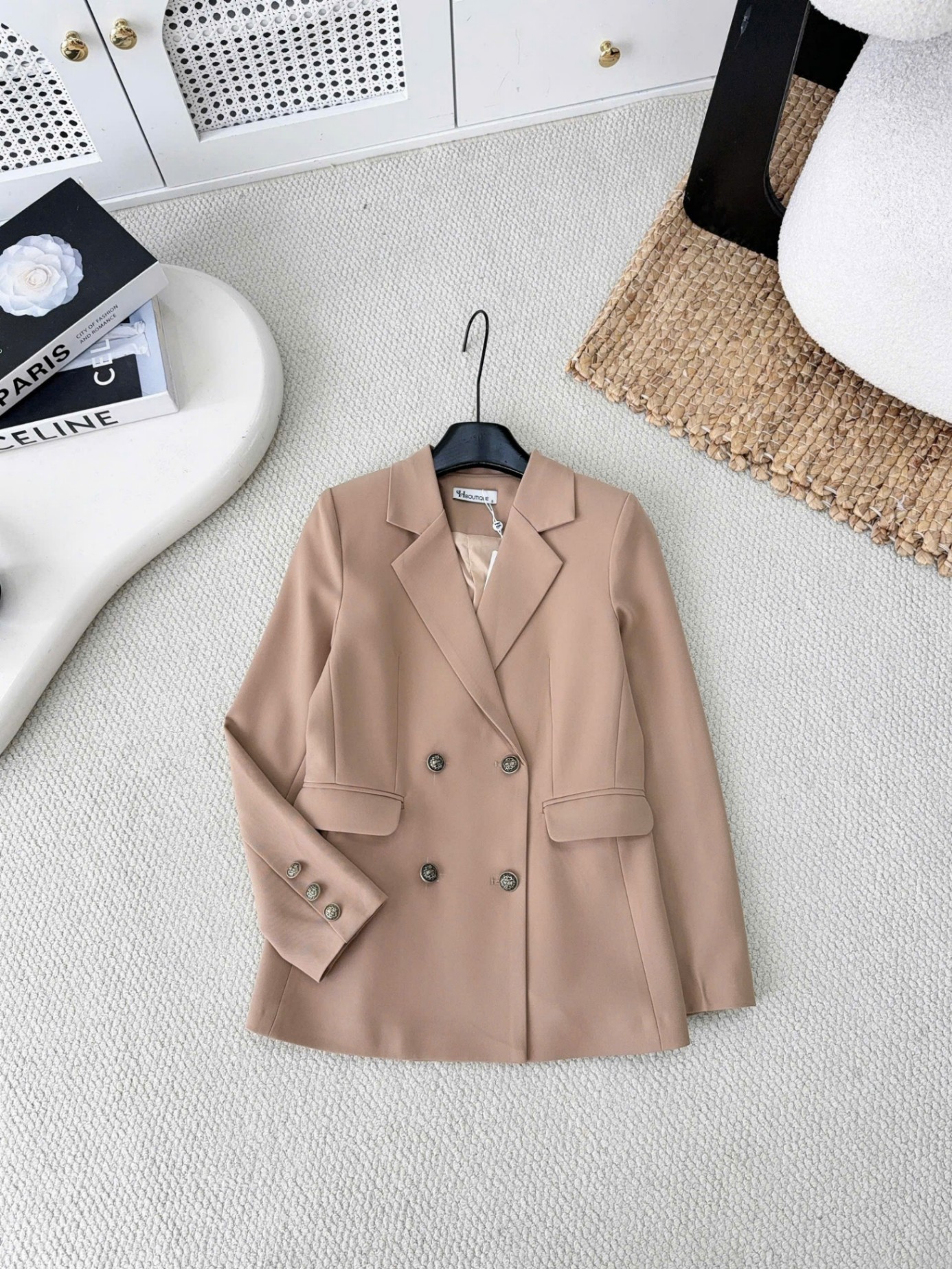 AV309 áo Blazer 4 cúc đồng