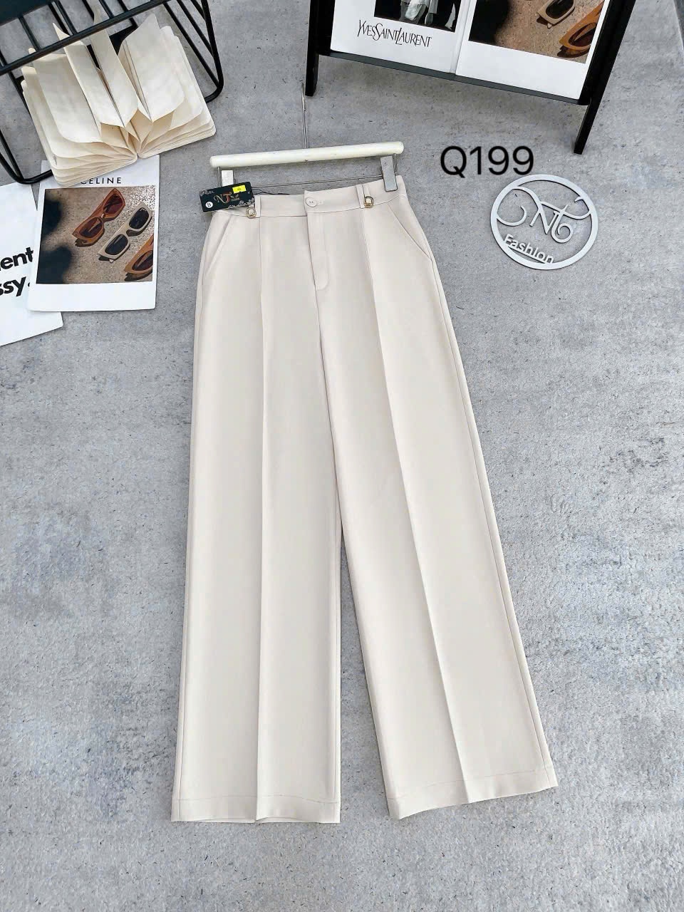 Q199 quần xuông tag O đá