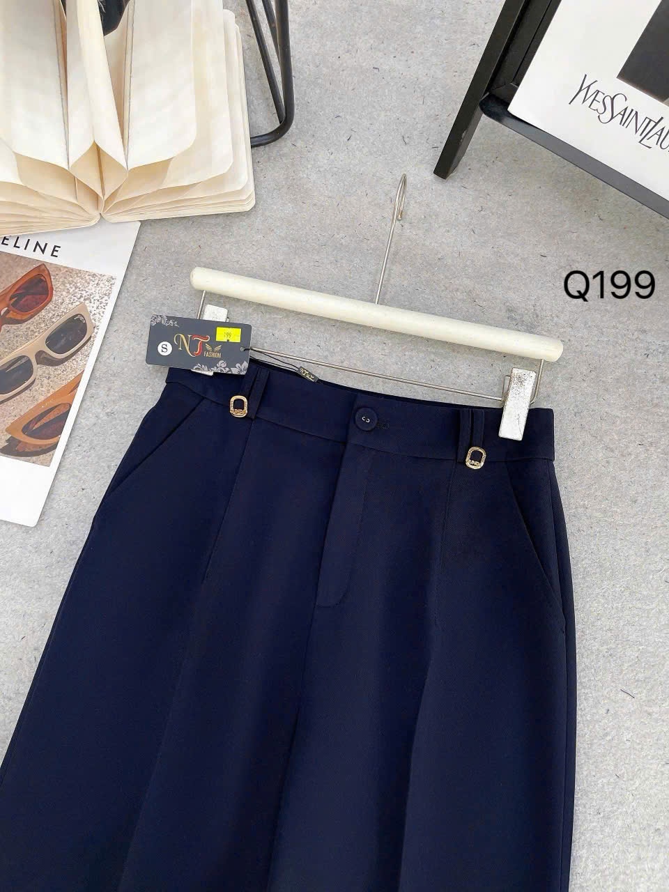 Q199 quần xuông tag O đá