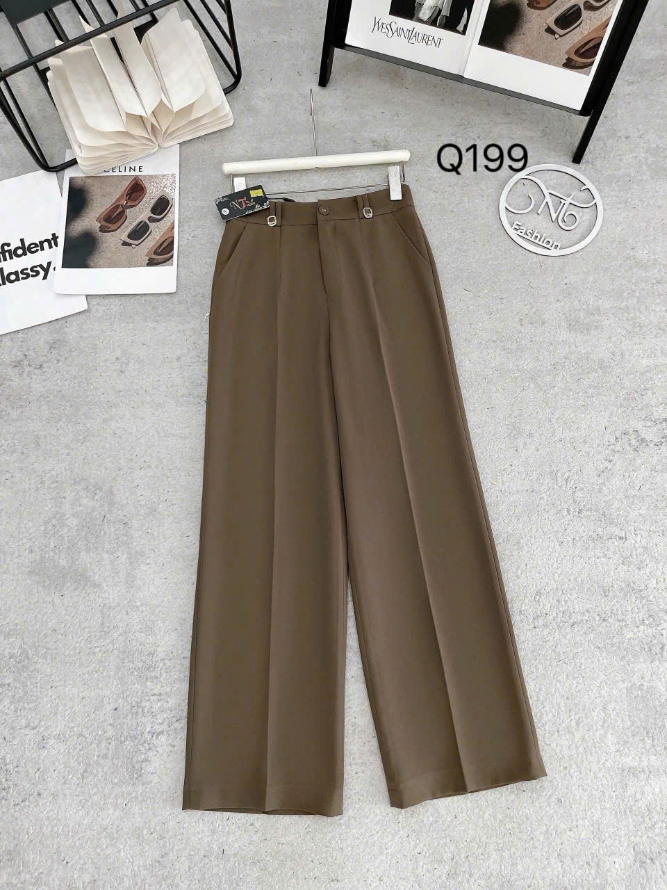 Q199 quần xuông tag O đá