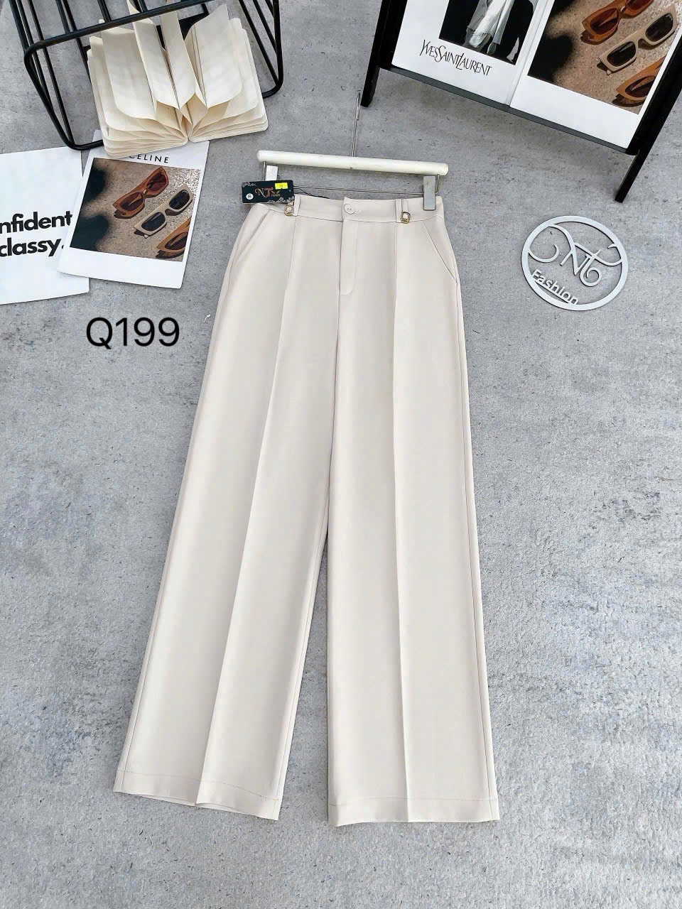 Q199 quần xuông tag O đá