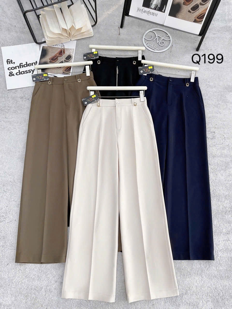 Q199 quần xuông tag O đá