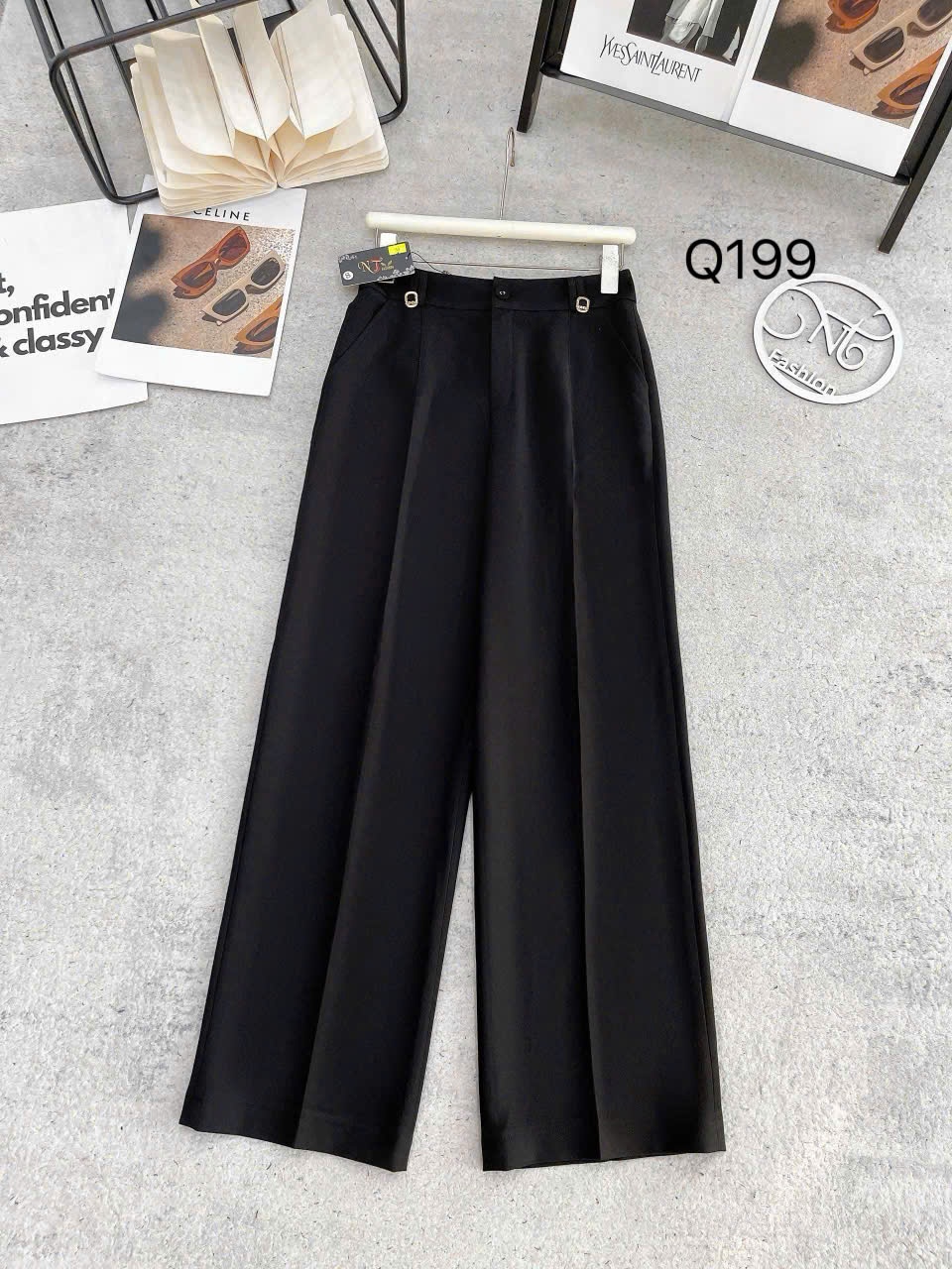 Q199 quần xuông tag O đá