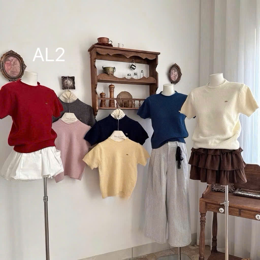 AL2 áo len tag ngực vàng