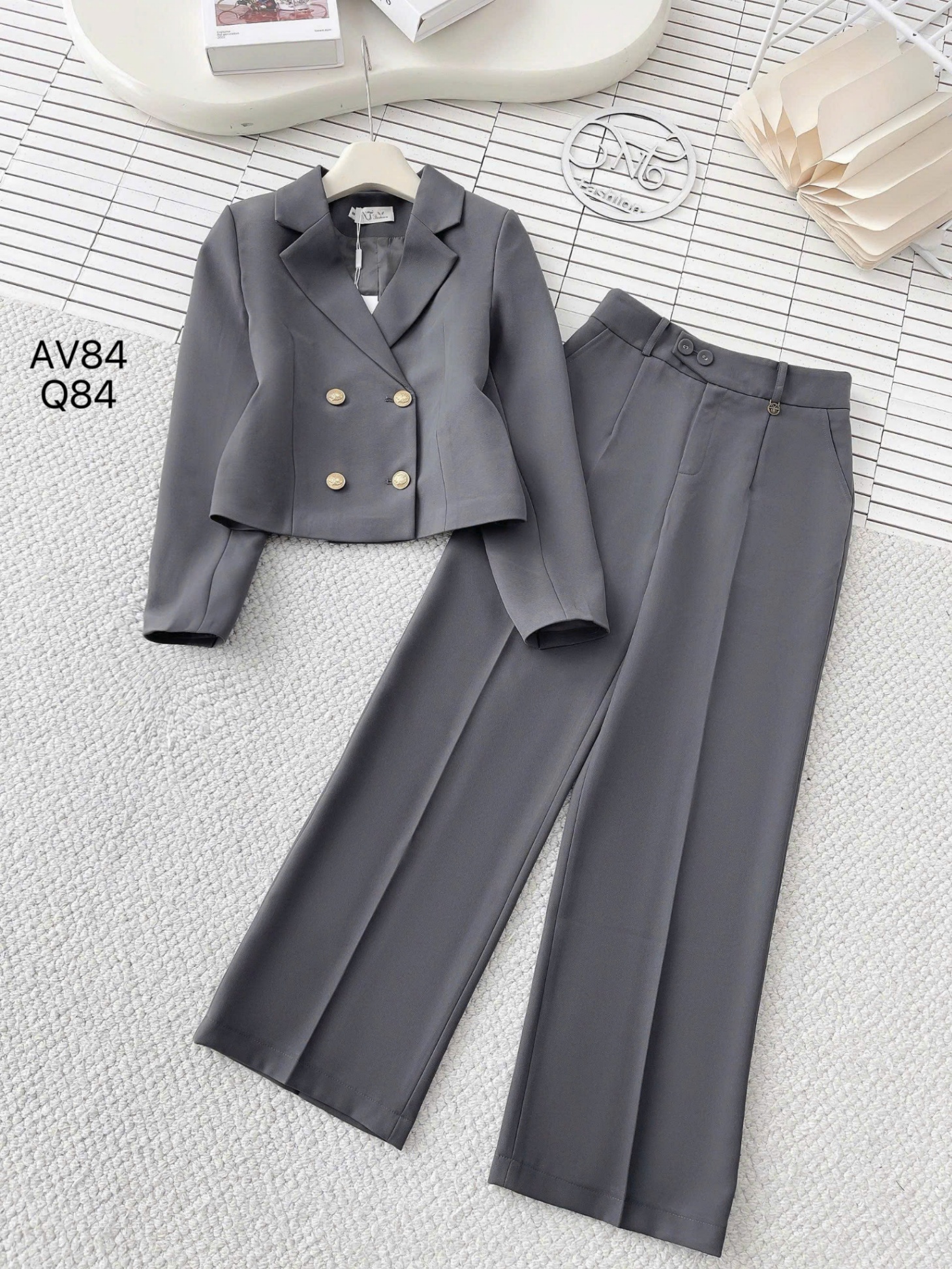 AV84 áo vest lửng 2 lớp