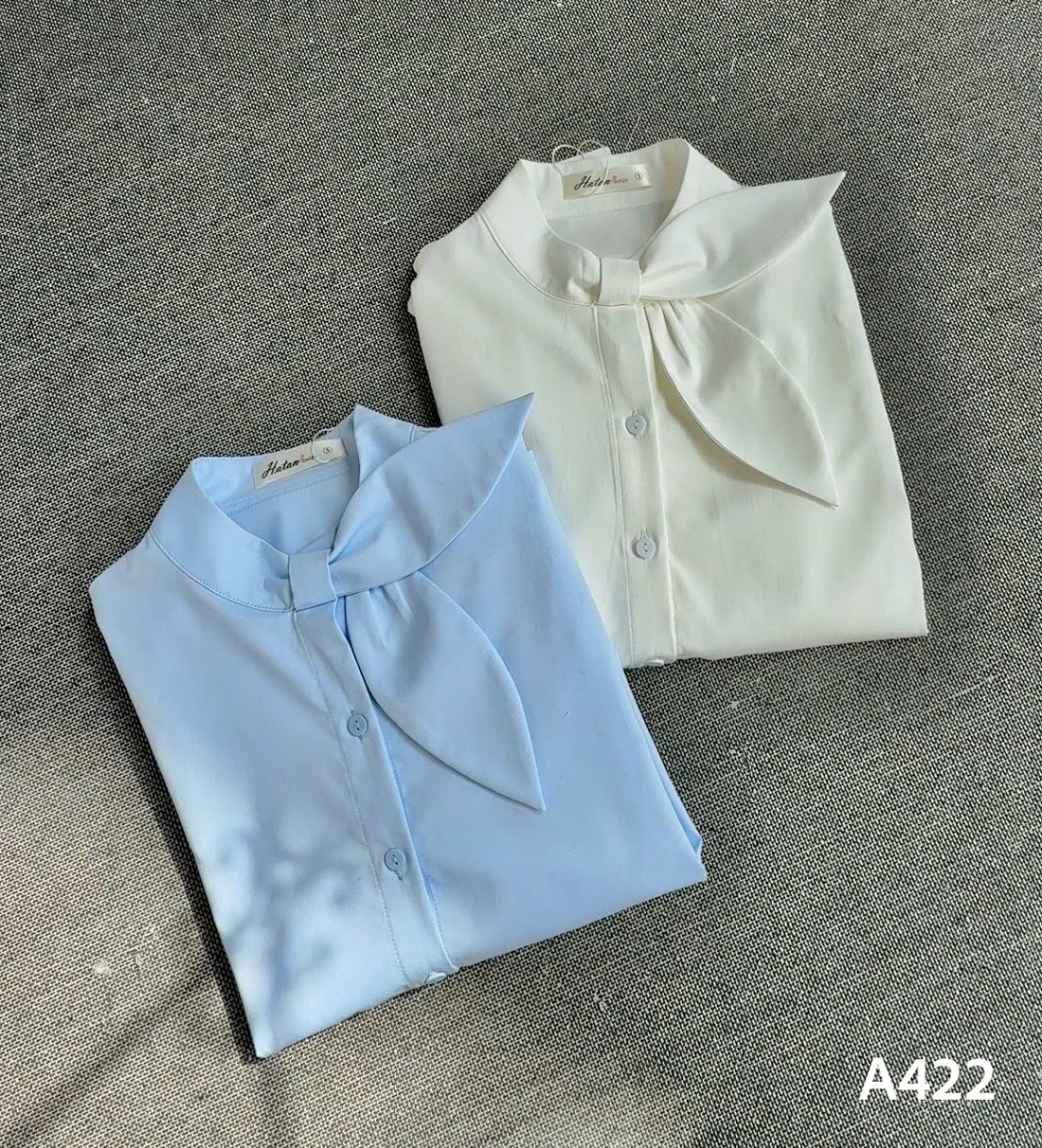 A422 Áo sơ mi dài tay cổ 2 lá