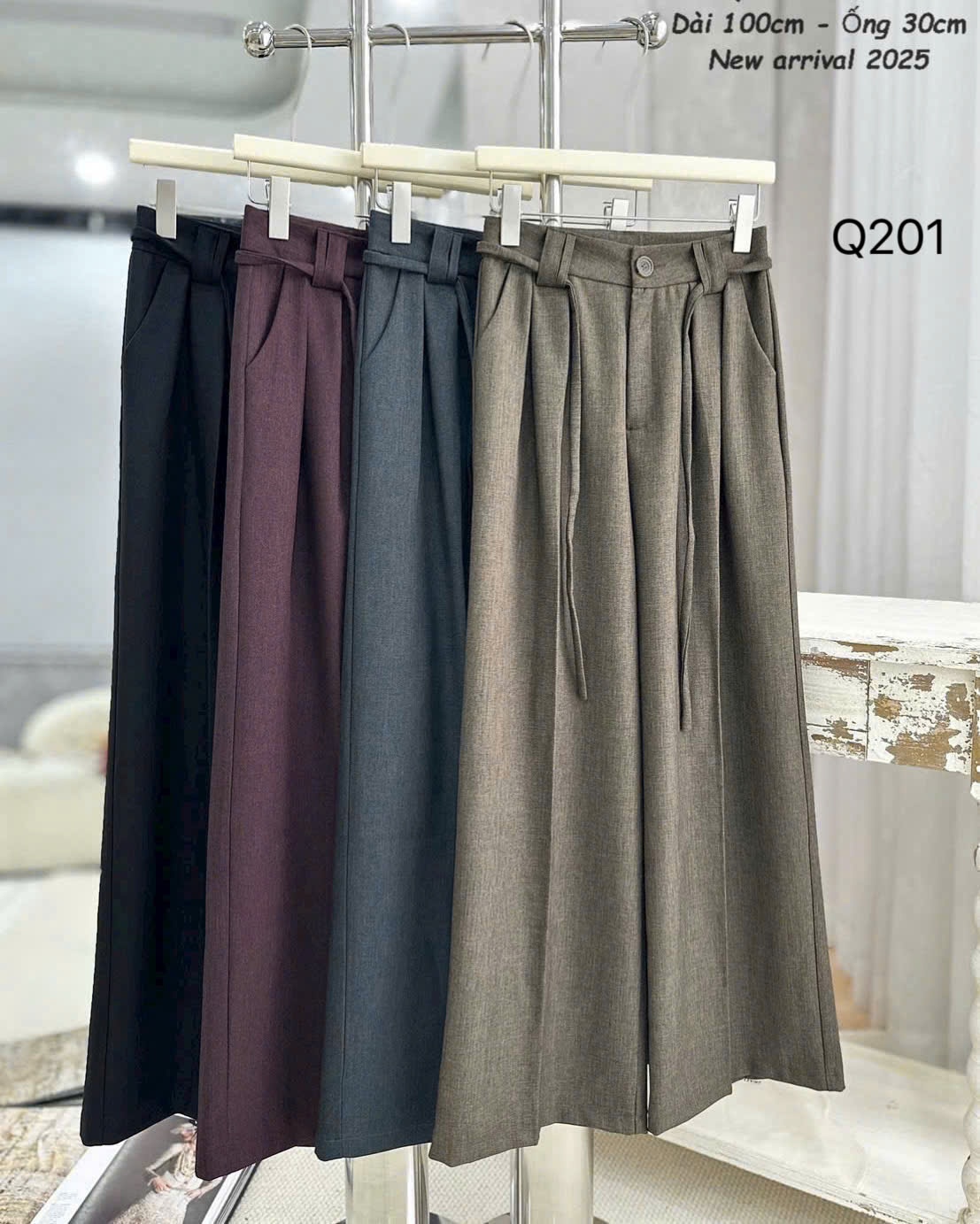 Q201 quần xuông 100 ống 30