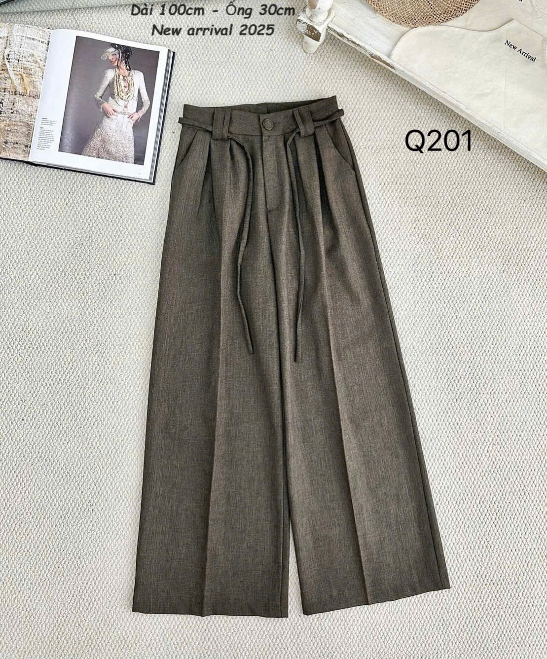 Q201 quần xuông 100 ống 30