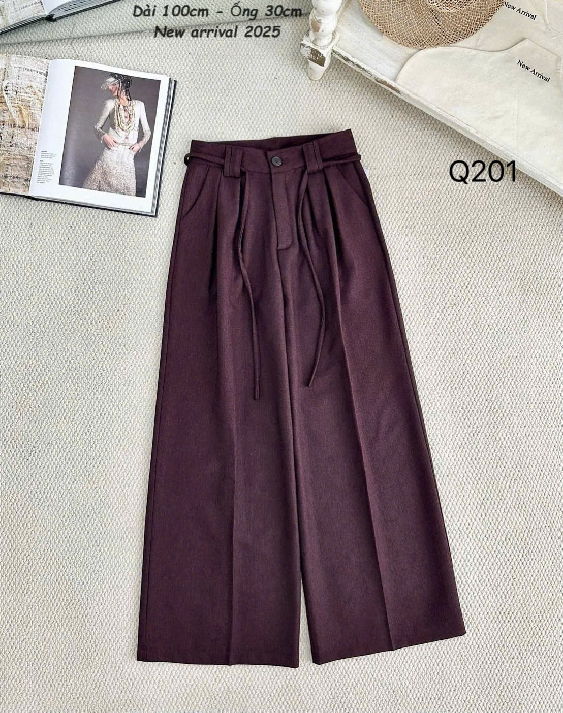 Q201 quần xuông 100 ống 30