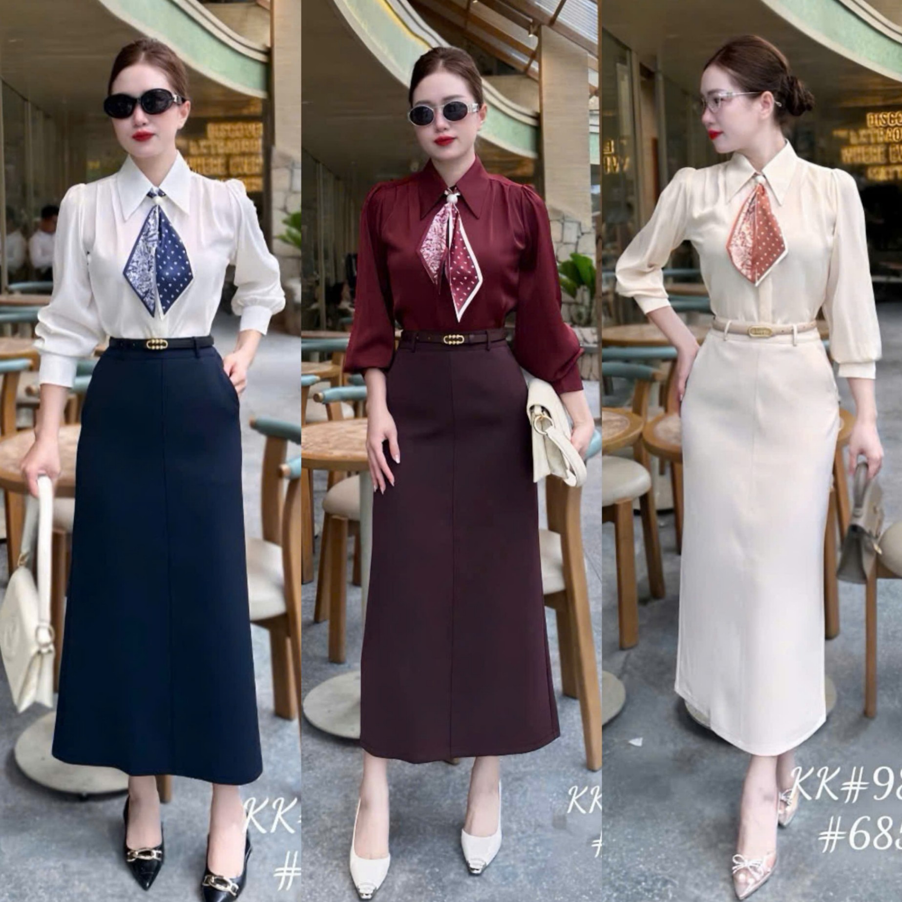 CV6858 cv dài QC kèm đai