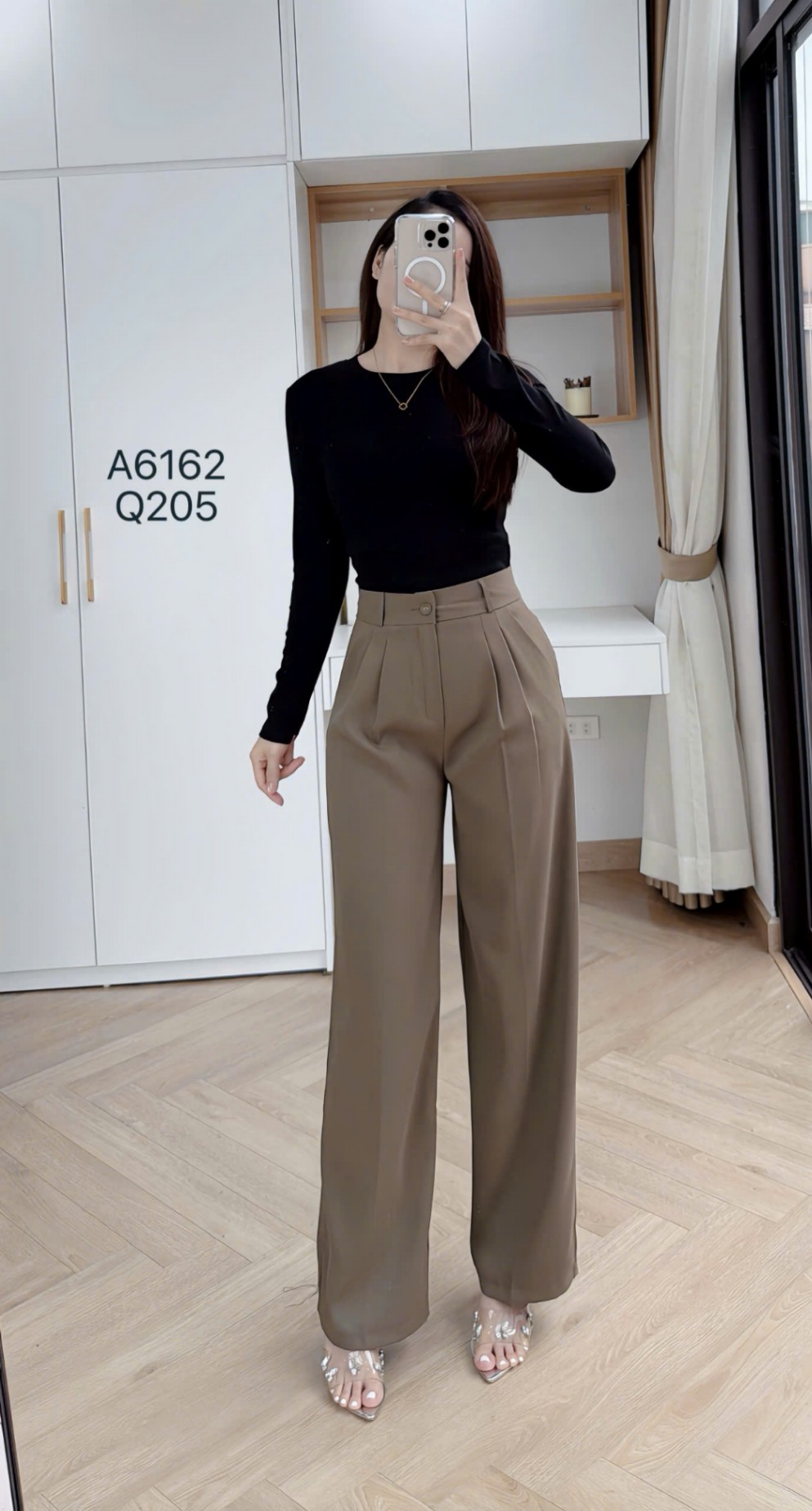 Q205 Quần xuông ly 1 cúc