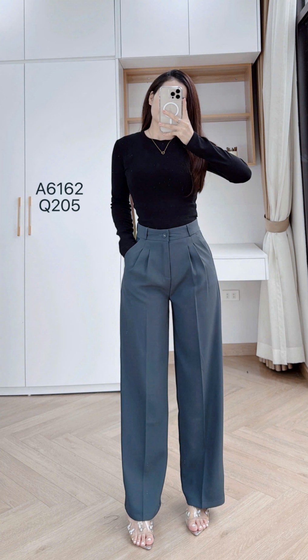 Q205 Quần xuông ly 1 cúc