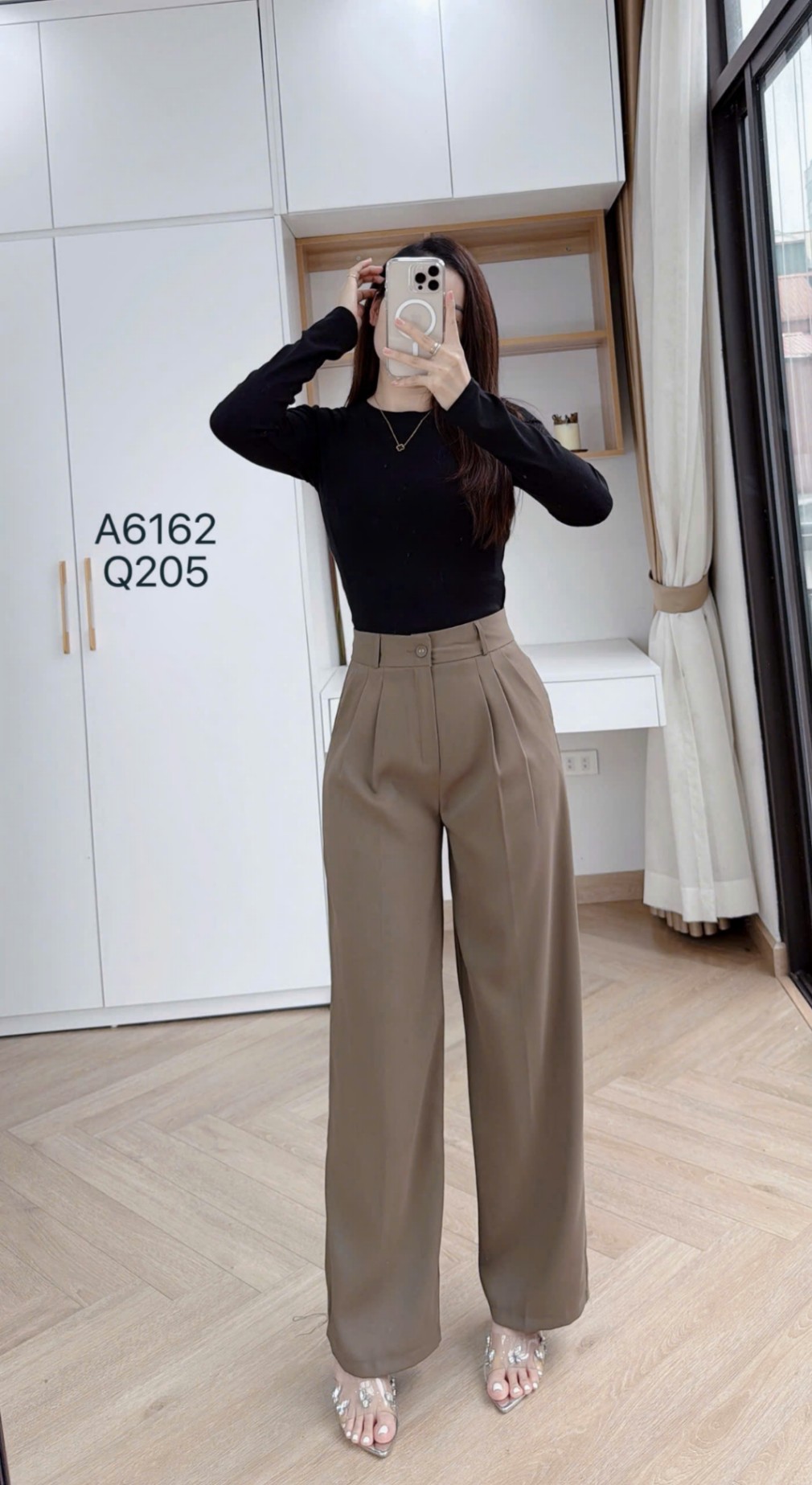 Q205 Quần xuông ly 1 cúc