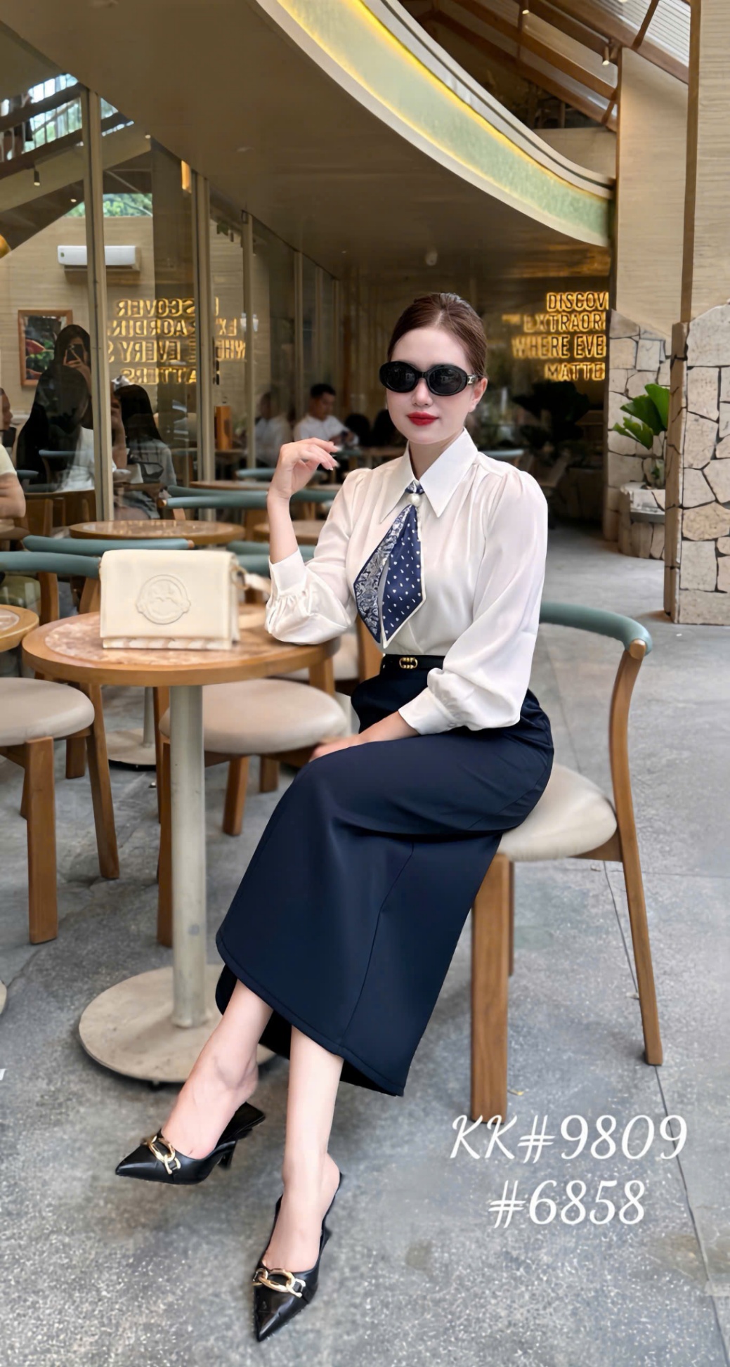 CV6858 cv dài QC kèm đai
