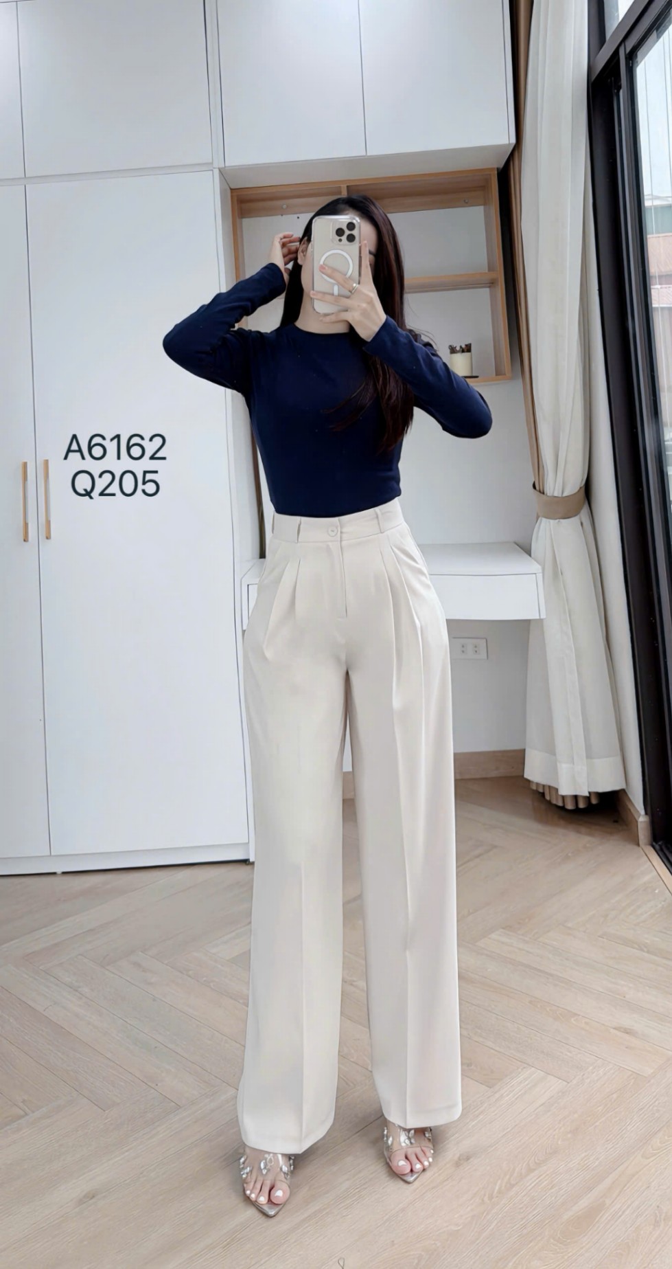 Q205 Quần xuông ly 1 cúc