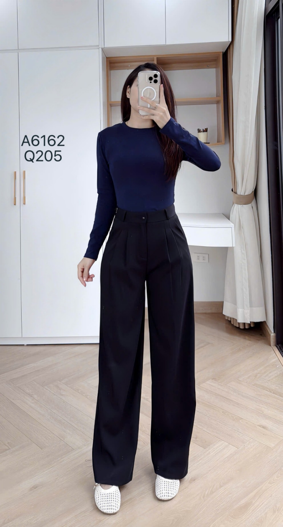 Q205 Quần xuông ly 1 cúc