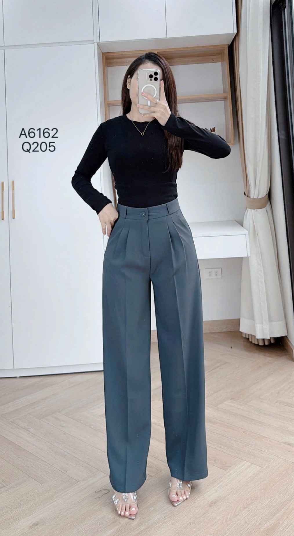 Q205 Quần xuông ly 1 cúc