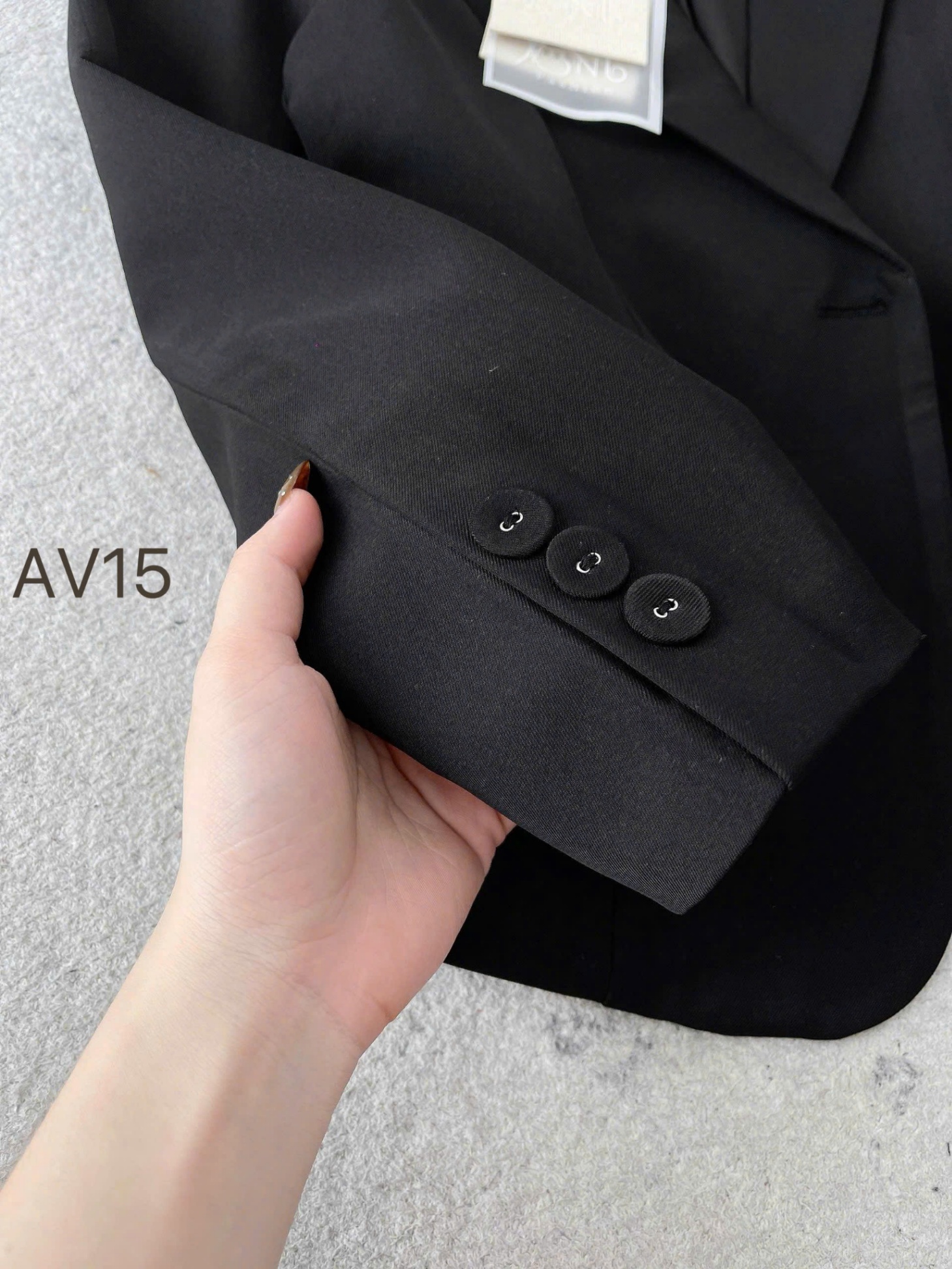 AV15 áo vest 2 lớp 1 cúc
