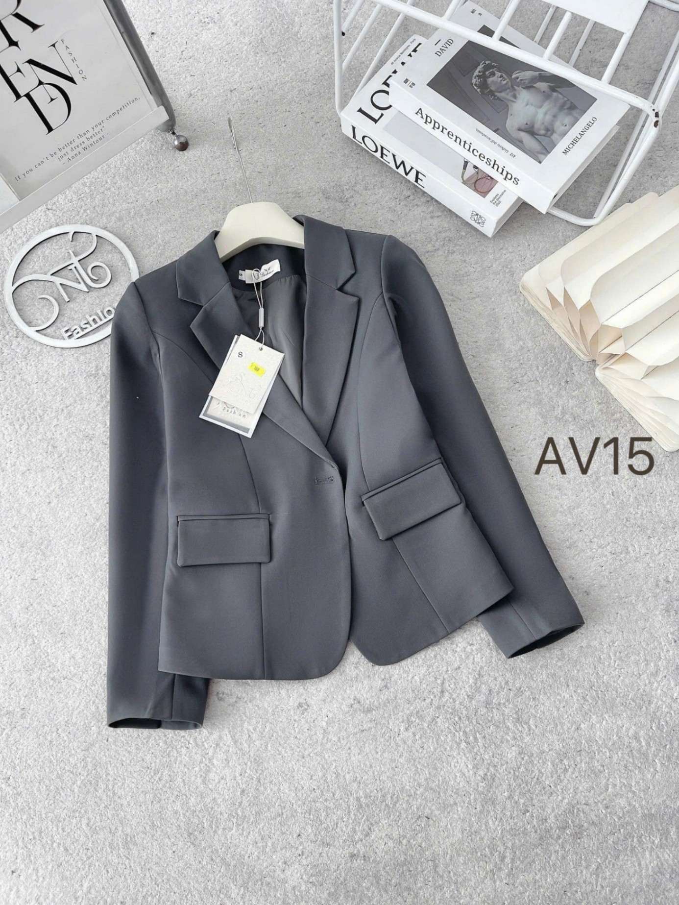 AV15 áo vest 2 lớp 1 cúc