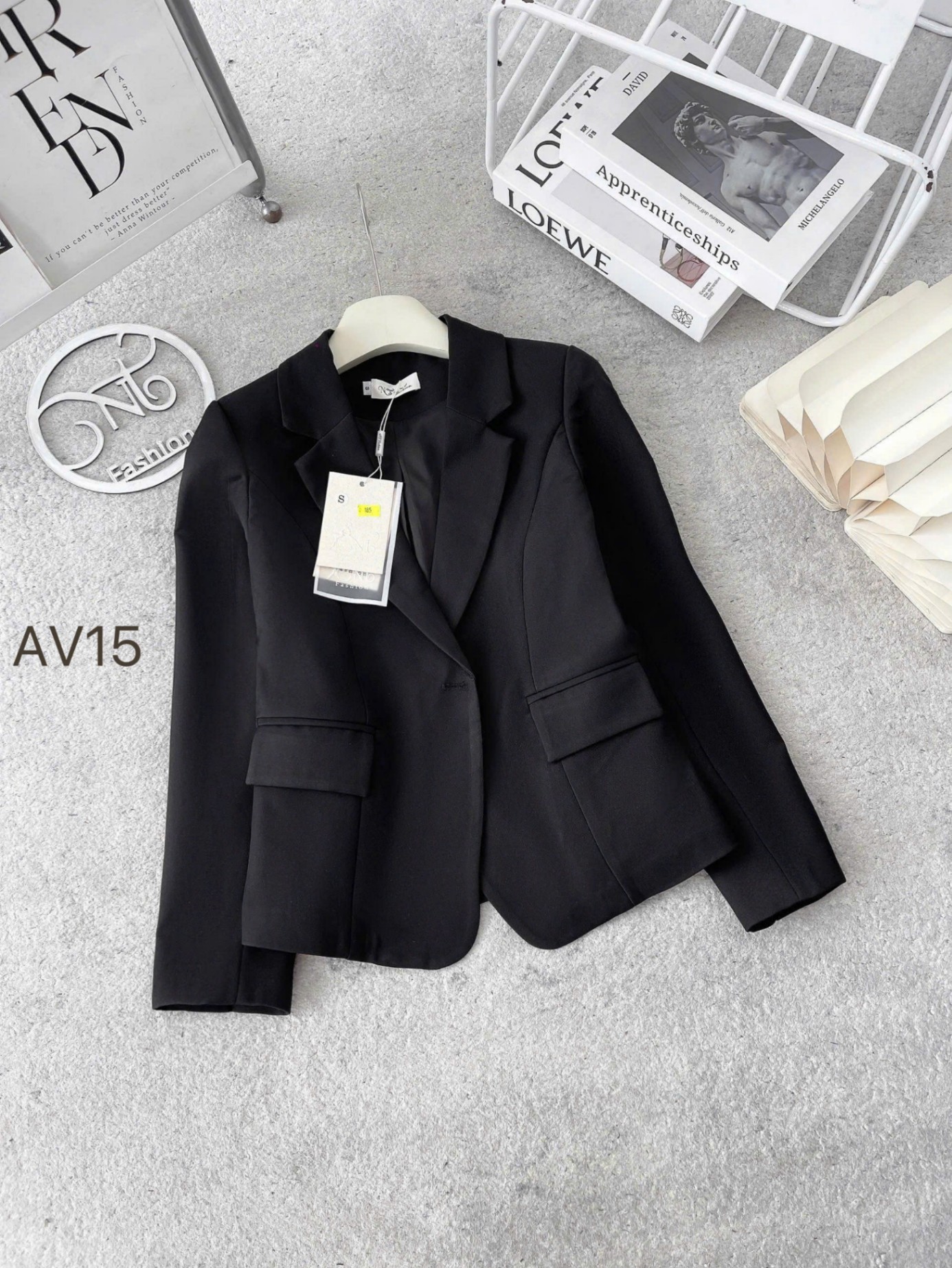 AV15 áo vest 2 lớp 1 cúc