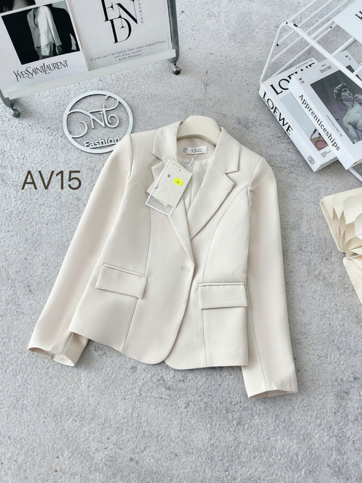 AV15 áo vest 2 lớp 1 cúc